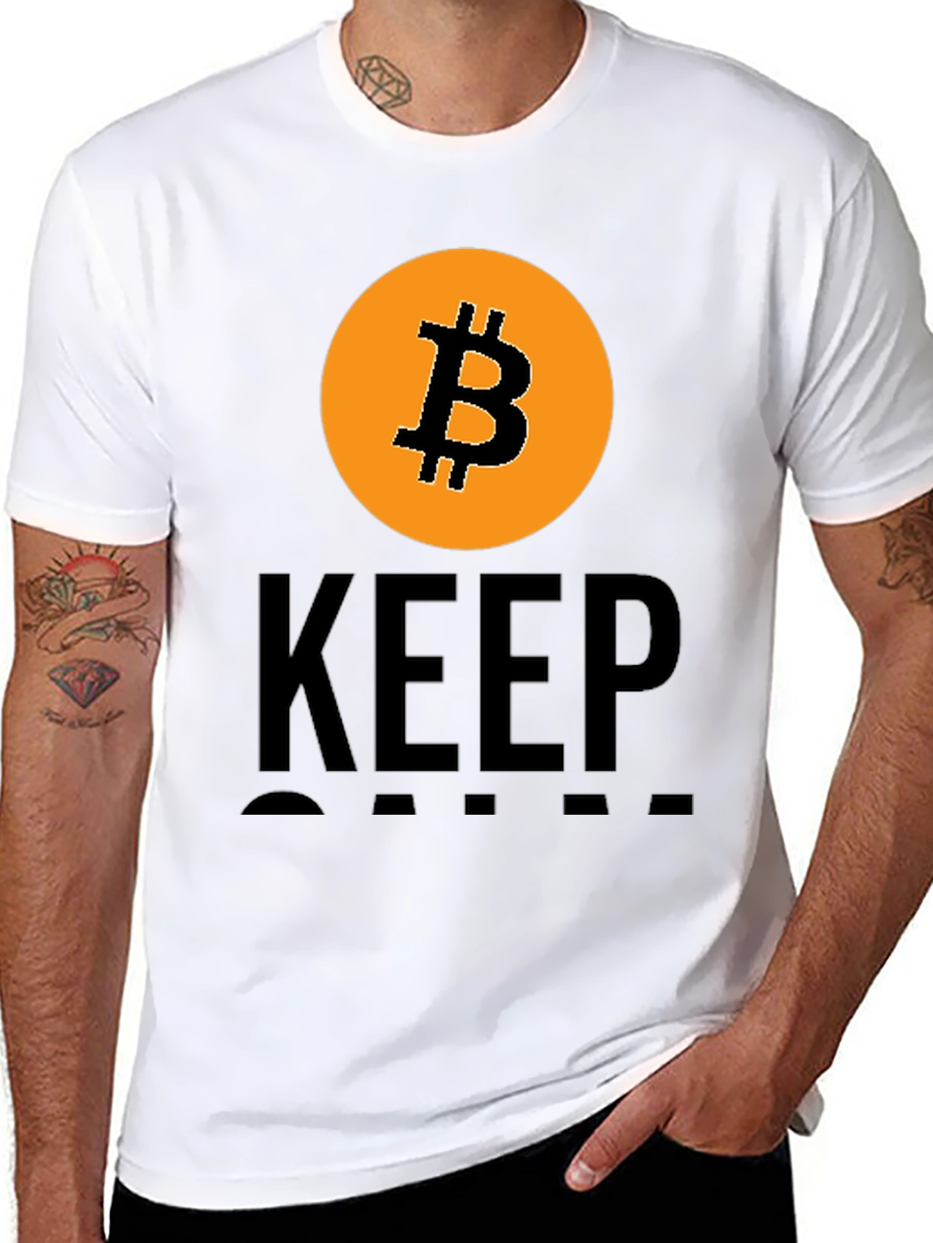 Bitcoin HODL T-Shirt - Keep Calm and HODL On!
