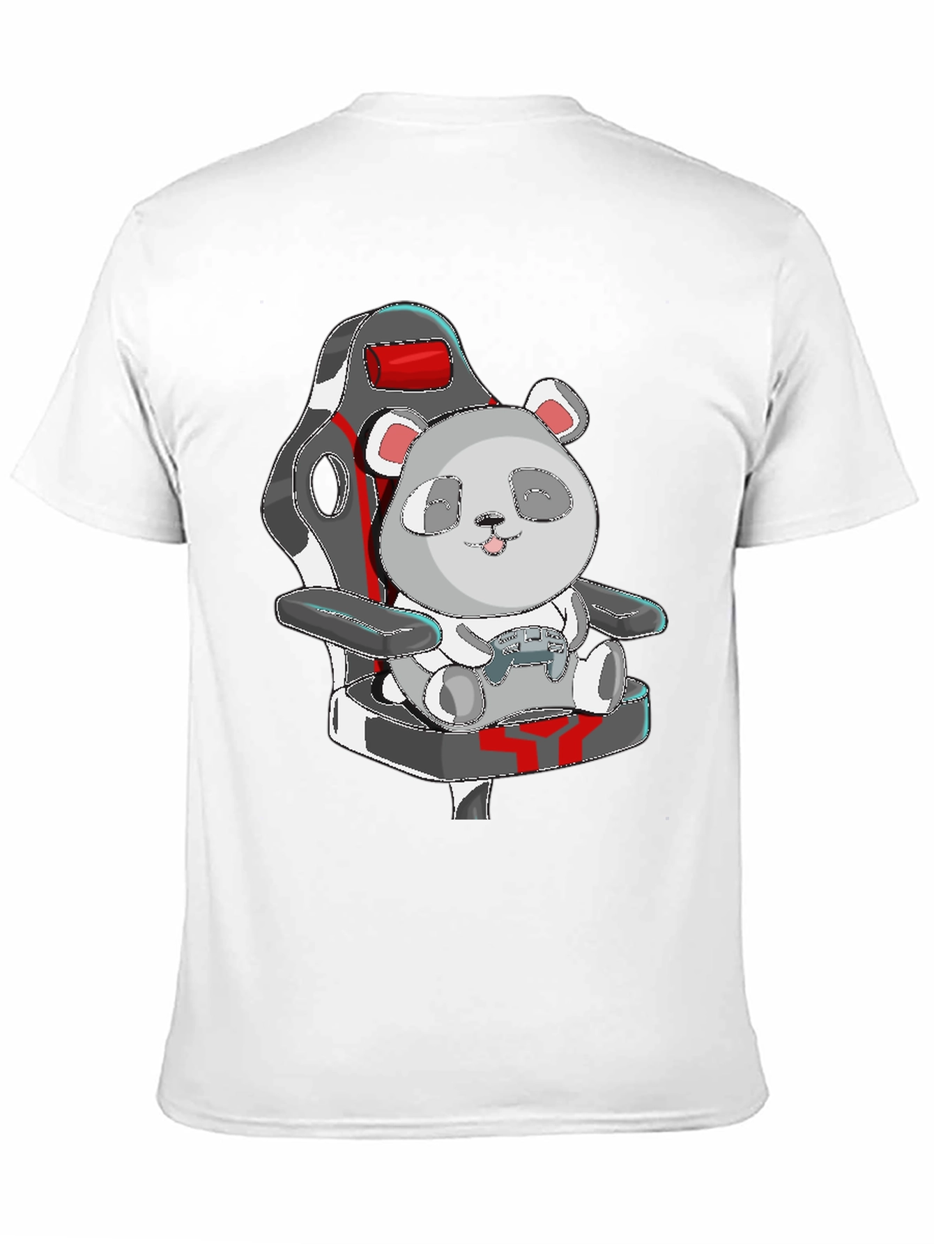 Panda Gamer T-Shirt - Cute Cartoon Graphic Tee