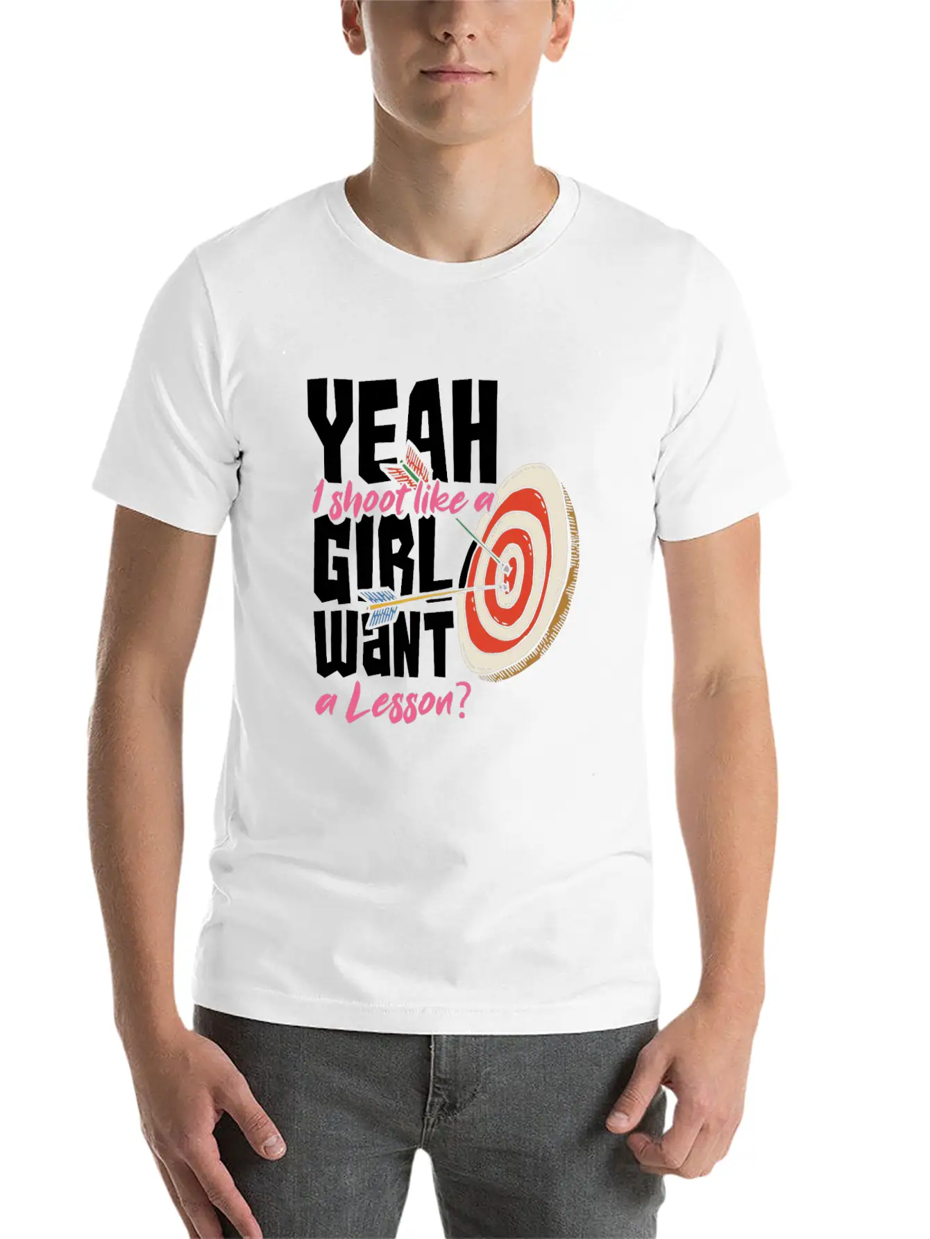 Archery Woman Gift Unisex Casual T-Shirt – Clean Design For Daily Comfort