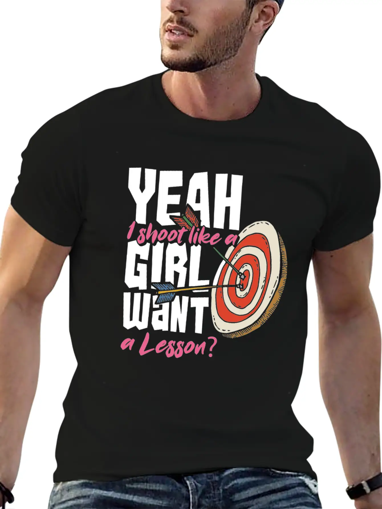 Archery Woman Gift Unisex Casual T-Shirt – Clean Design For Daily Comfort