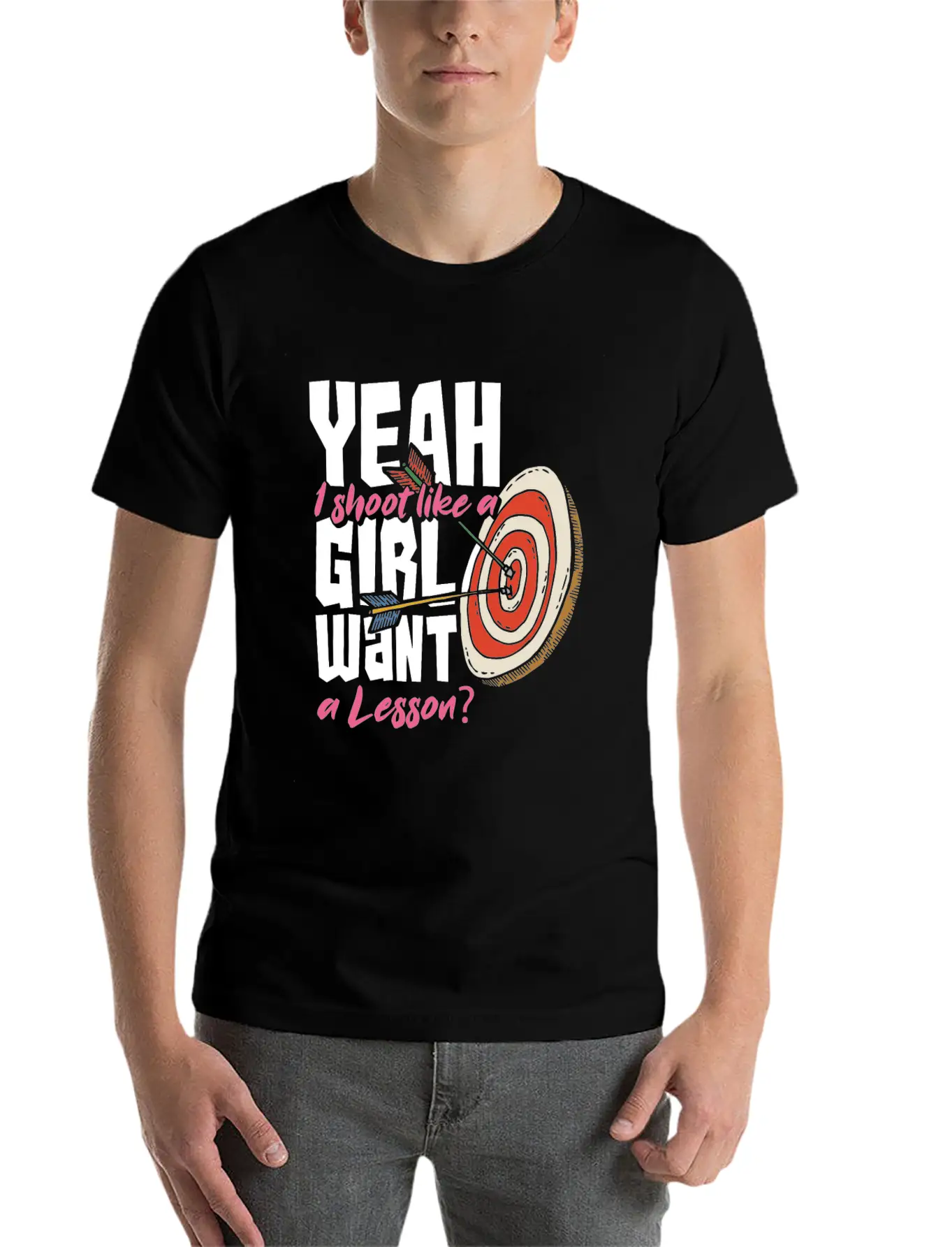 Archery Woman Gift Unisex Casual T-Shirt – Clean Design For Daily Comfort