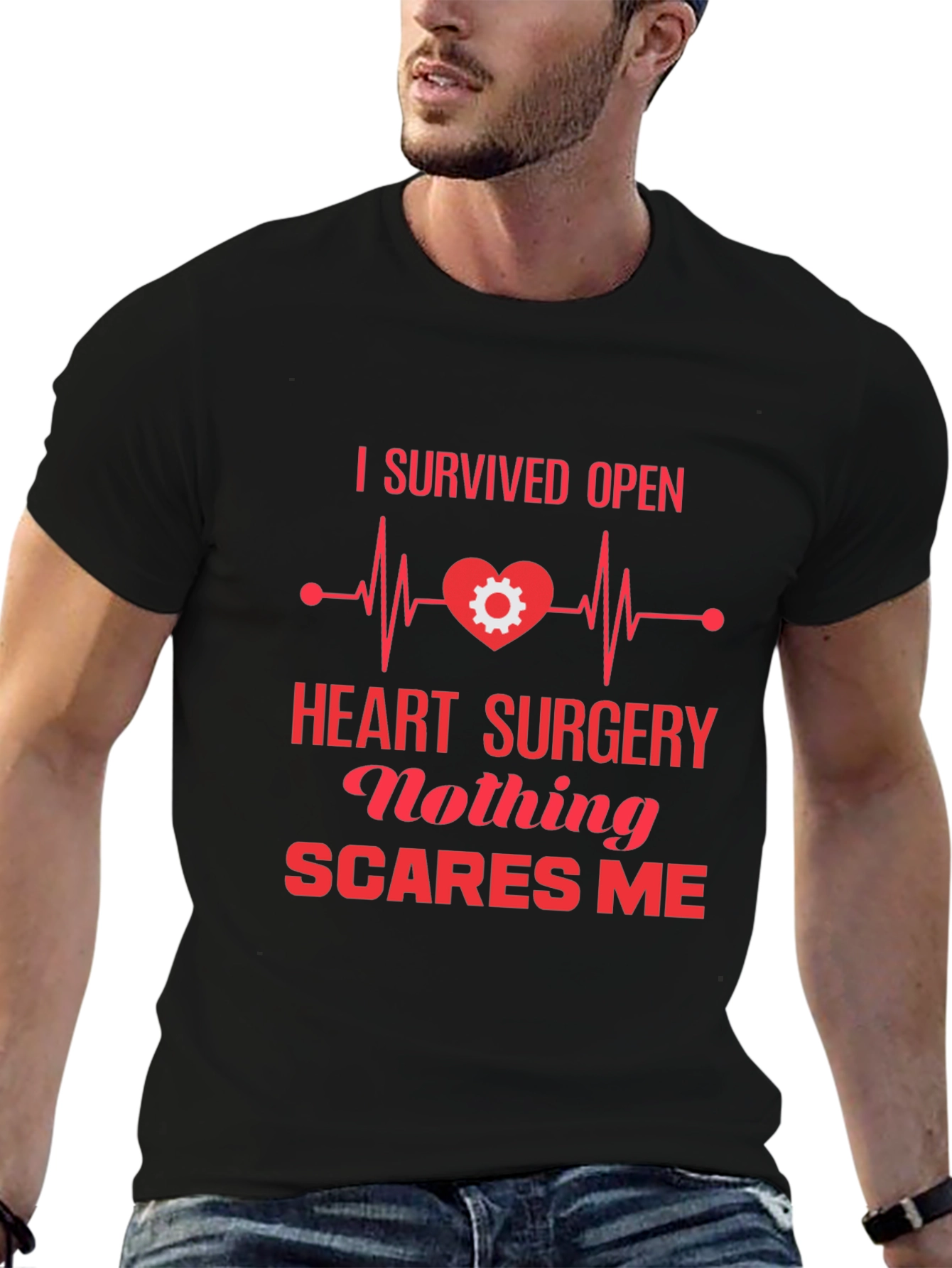 Heart Surgery Survivor Graphic Tee