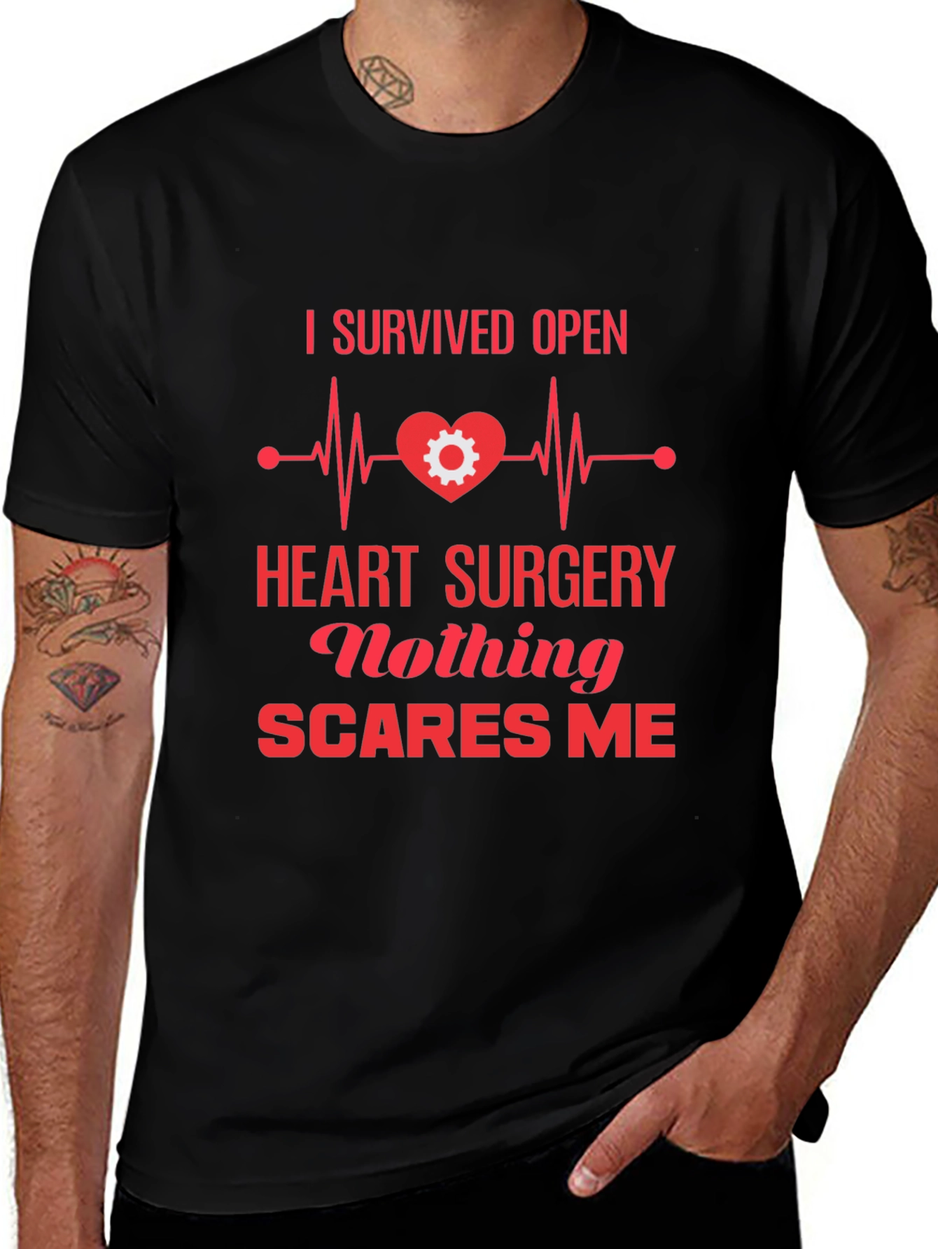 Heart Surgery Survivor Graphic Tee