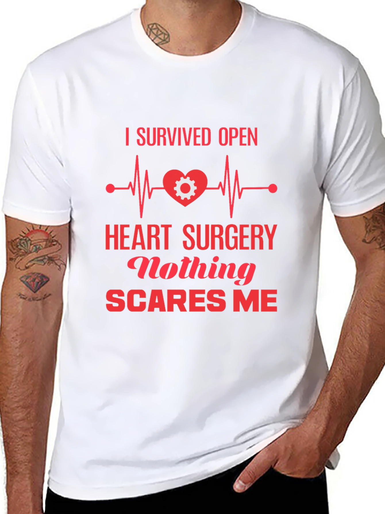 Heart Surgery Survivor Graphic Tee