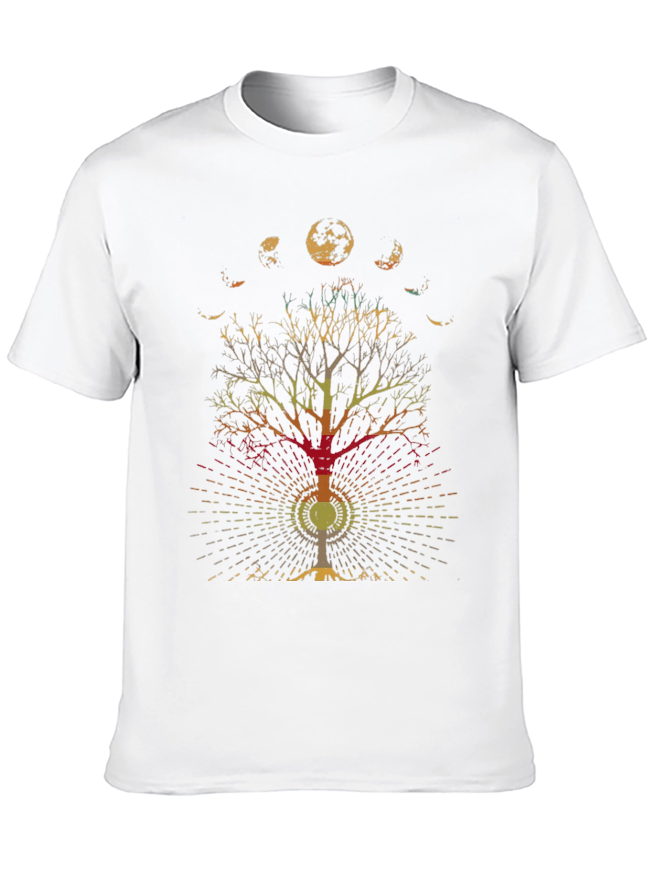 Moon Phases Tree Graphic Tee