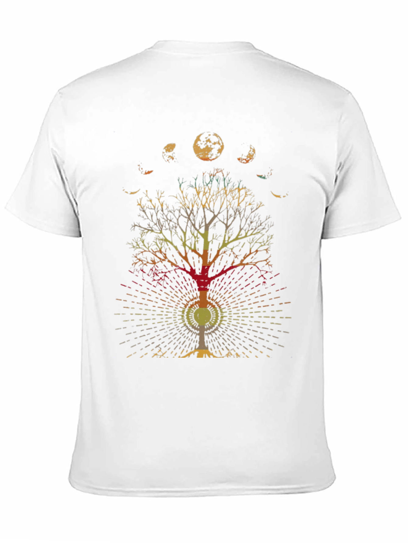 Moon Phases Tree Graphic Tee