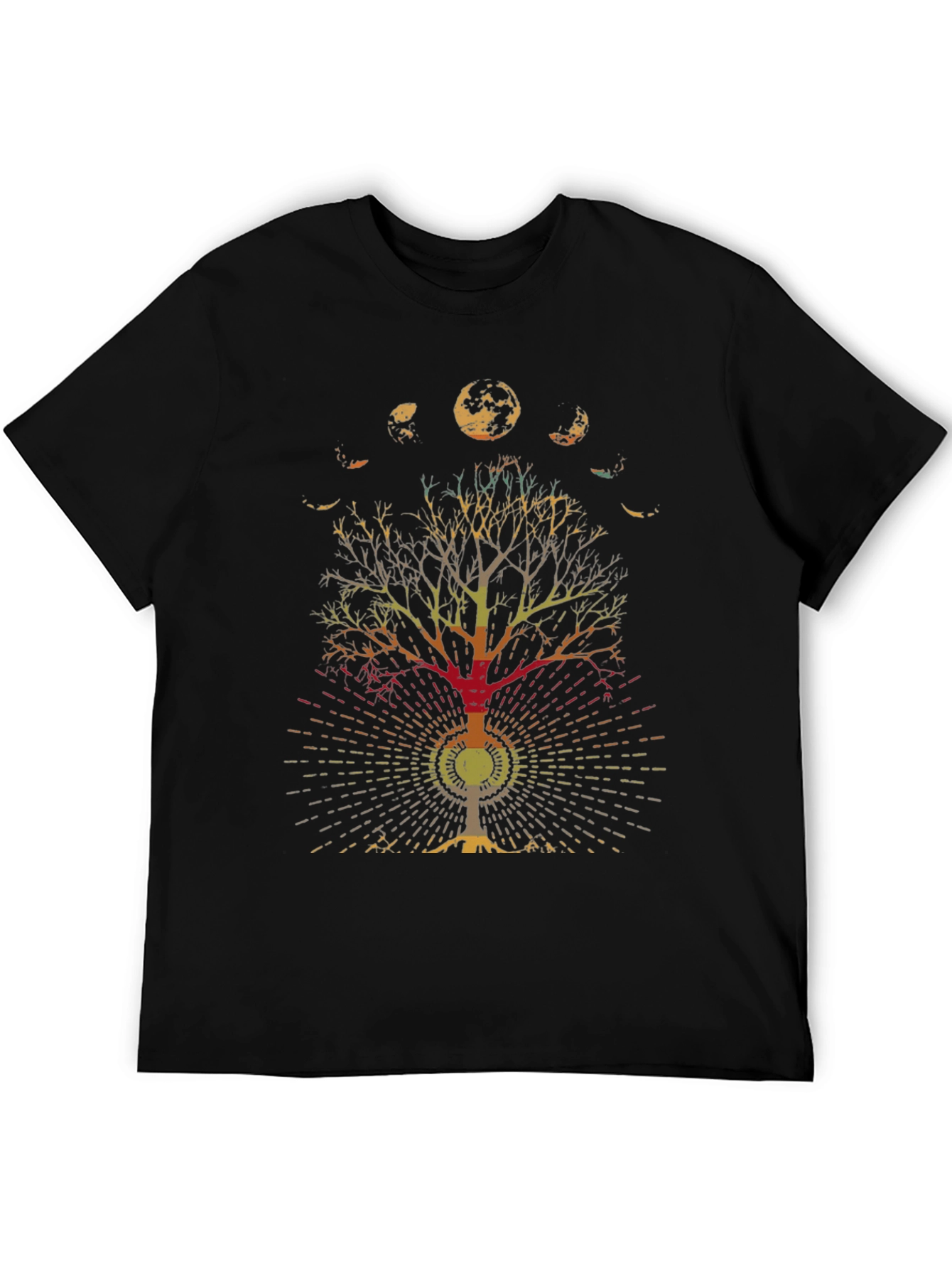 Moon Phases Tree Graphic Tee