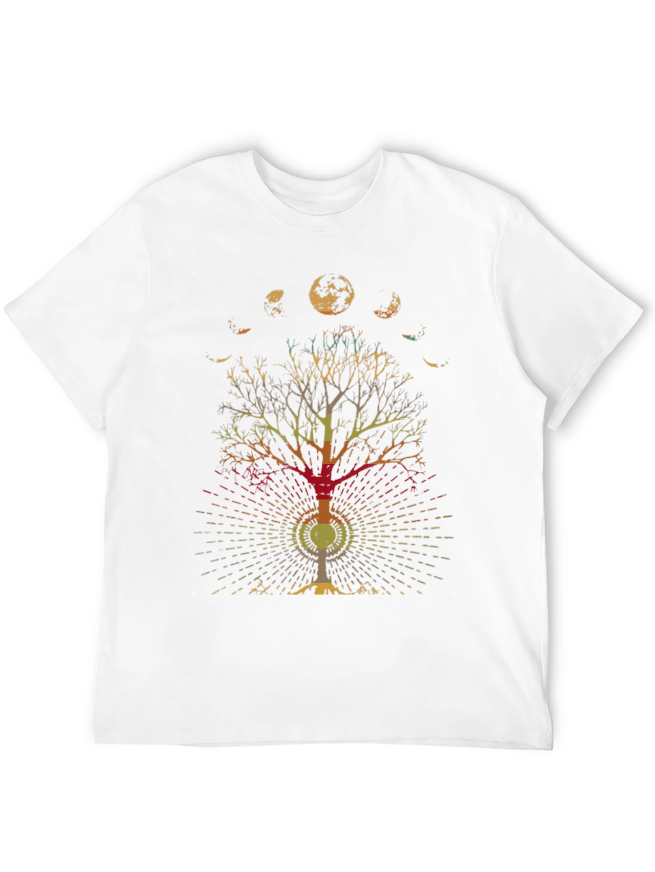 Moon Phases Tree Graphic Tee
