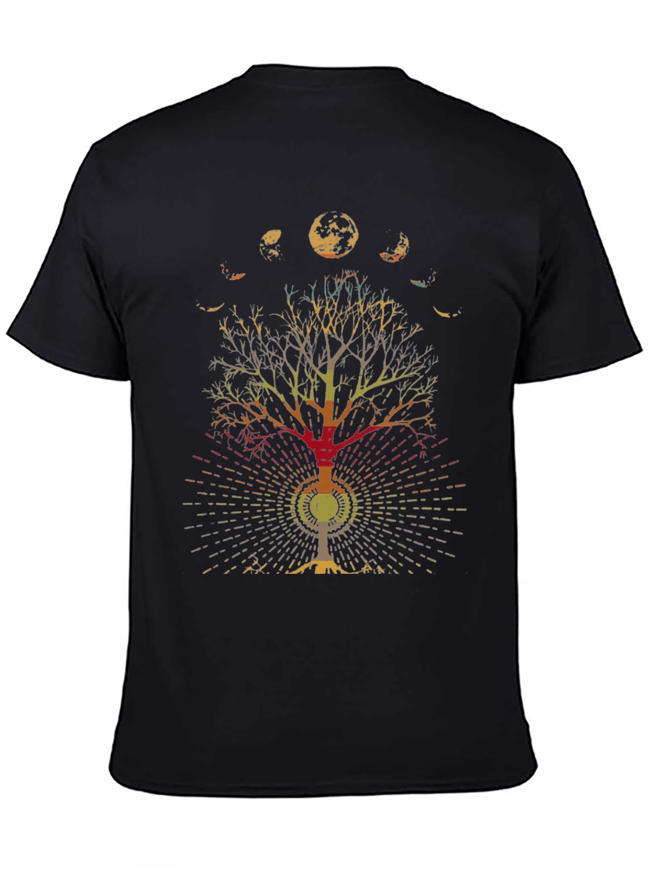 Moon Phases Tree Graphic Tee