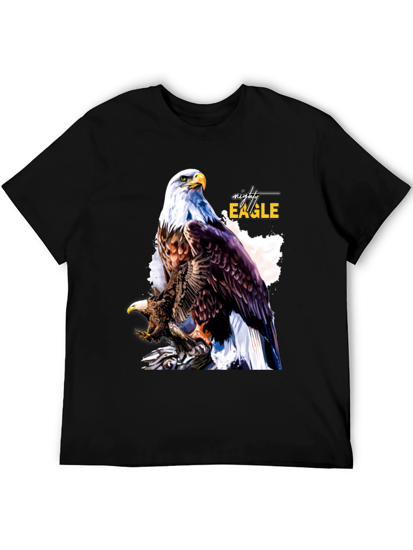 Mighty Eagle Graphic Tee - Mens Black T-Shirt