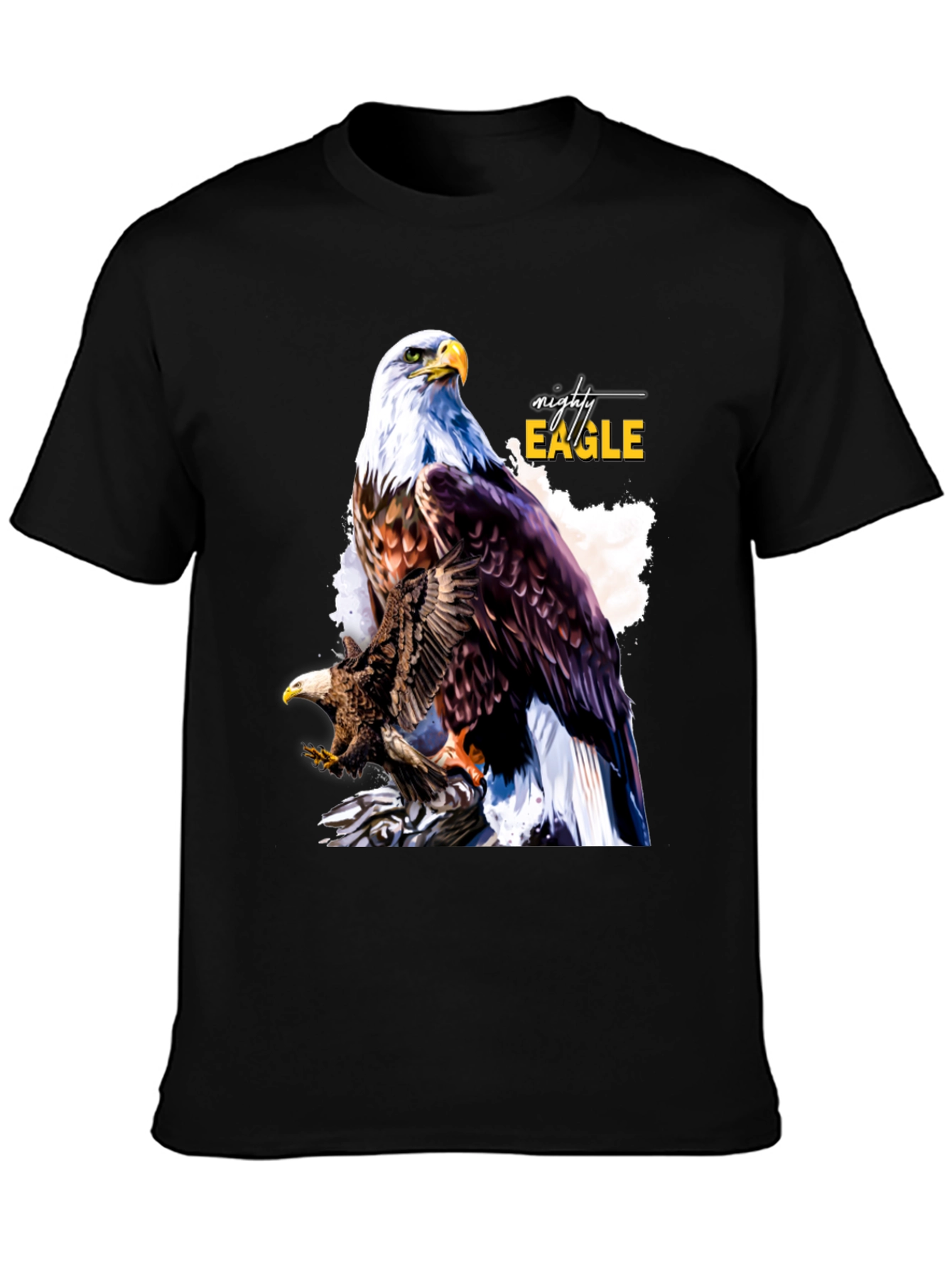 Mighty Eagle Graphic Tee - Mens Black T-Shirt