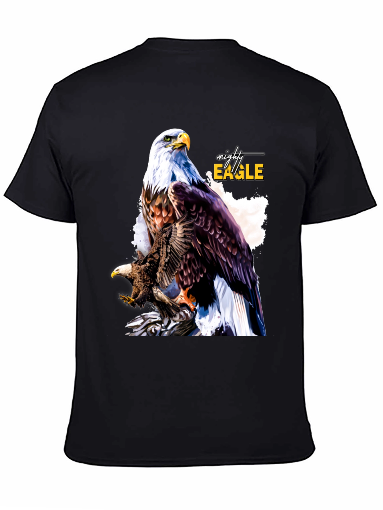 Mighty Eagle Graphic Tee - Mens Black T-Shirt