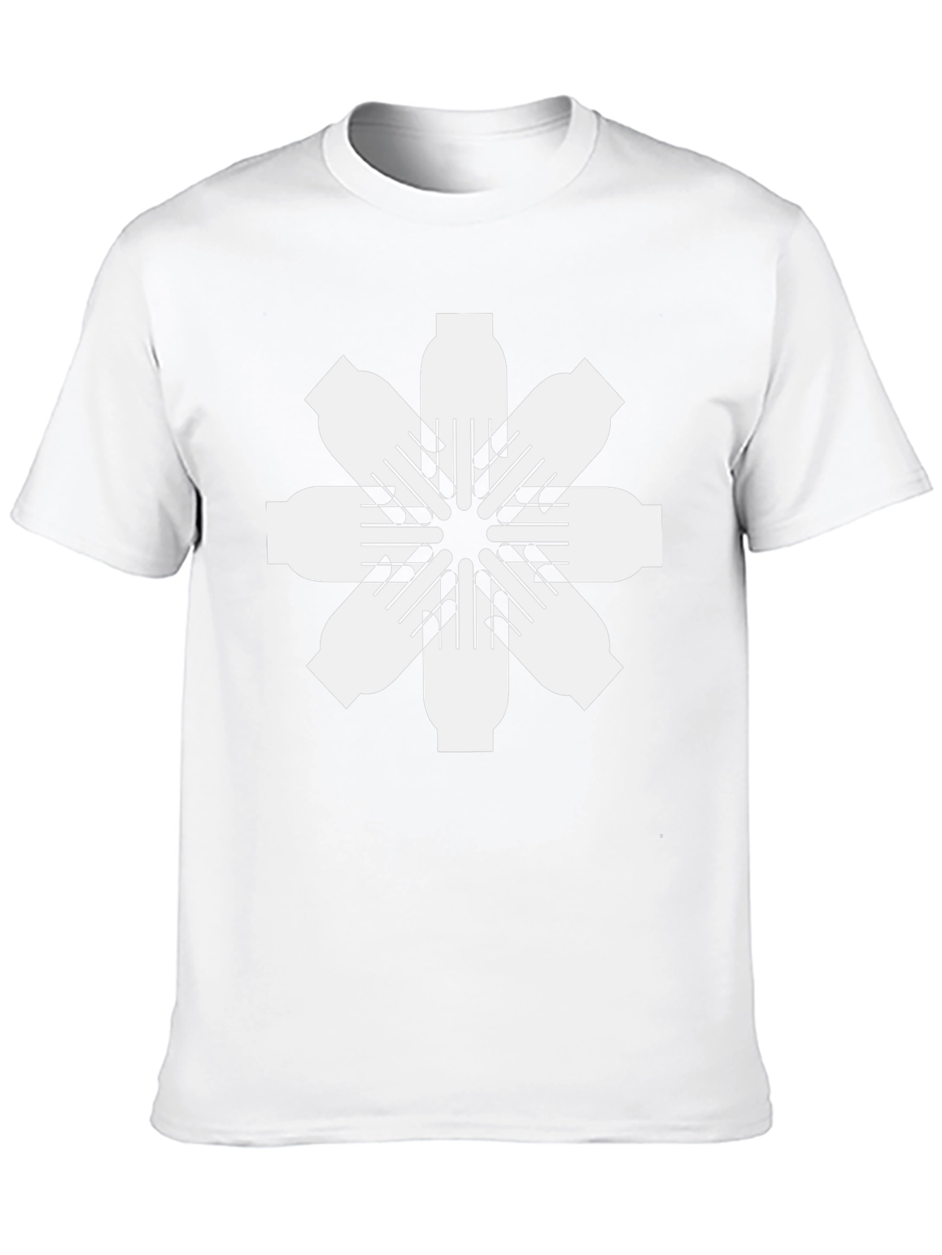 Black T-Shirt with Graphic Design
