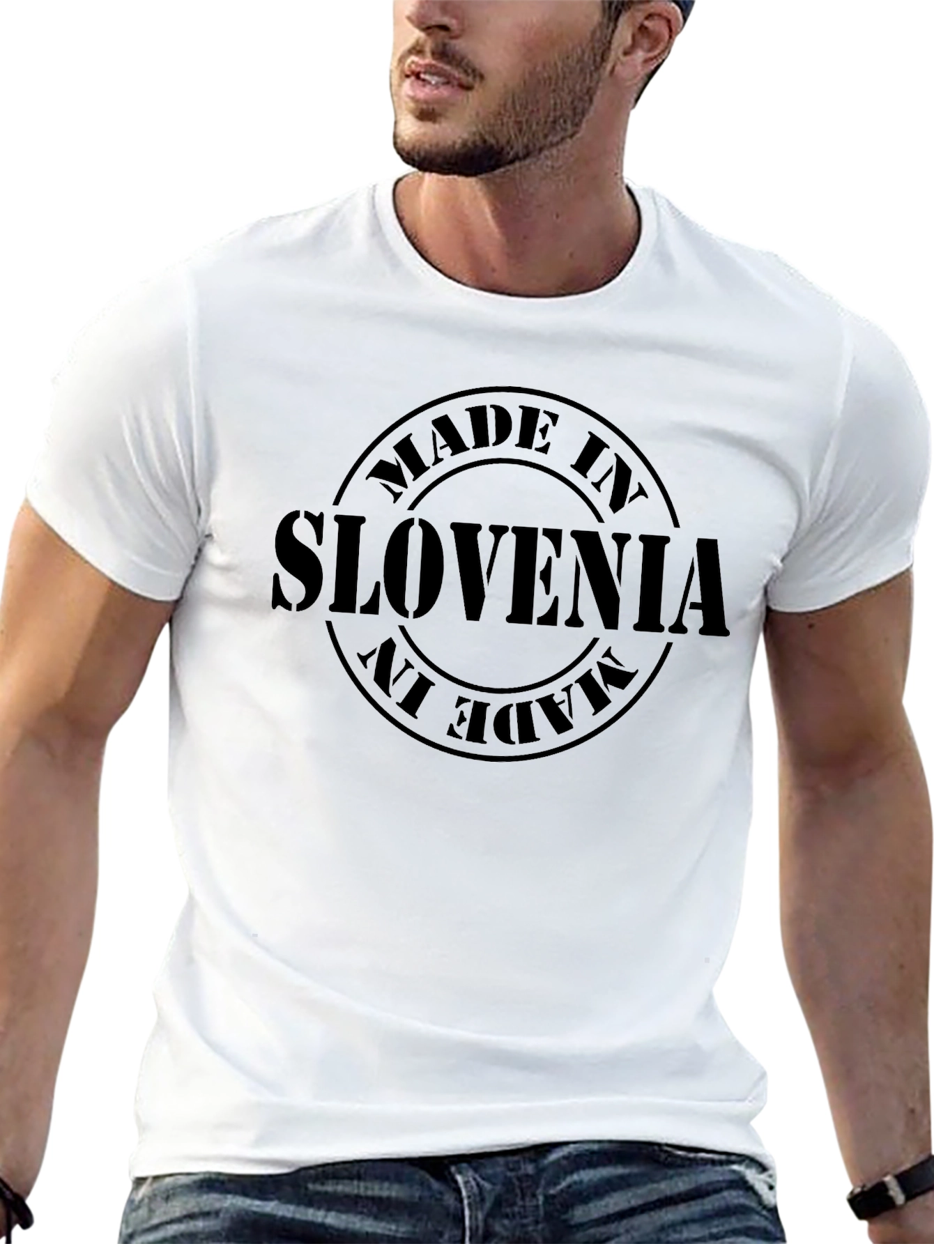 Made in Slovenia Black T-Shirt