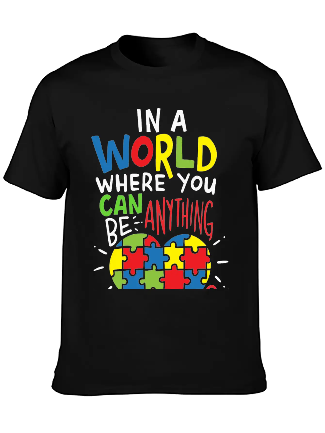 Autism Be Kind Kindness Unisex Casual T-Shirt – Clean Design For Daily Comfort