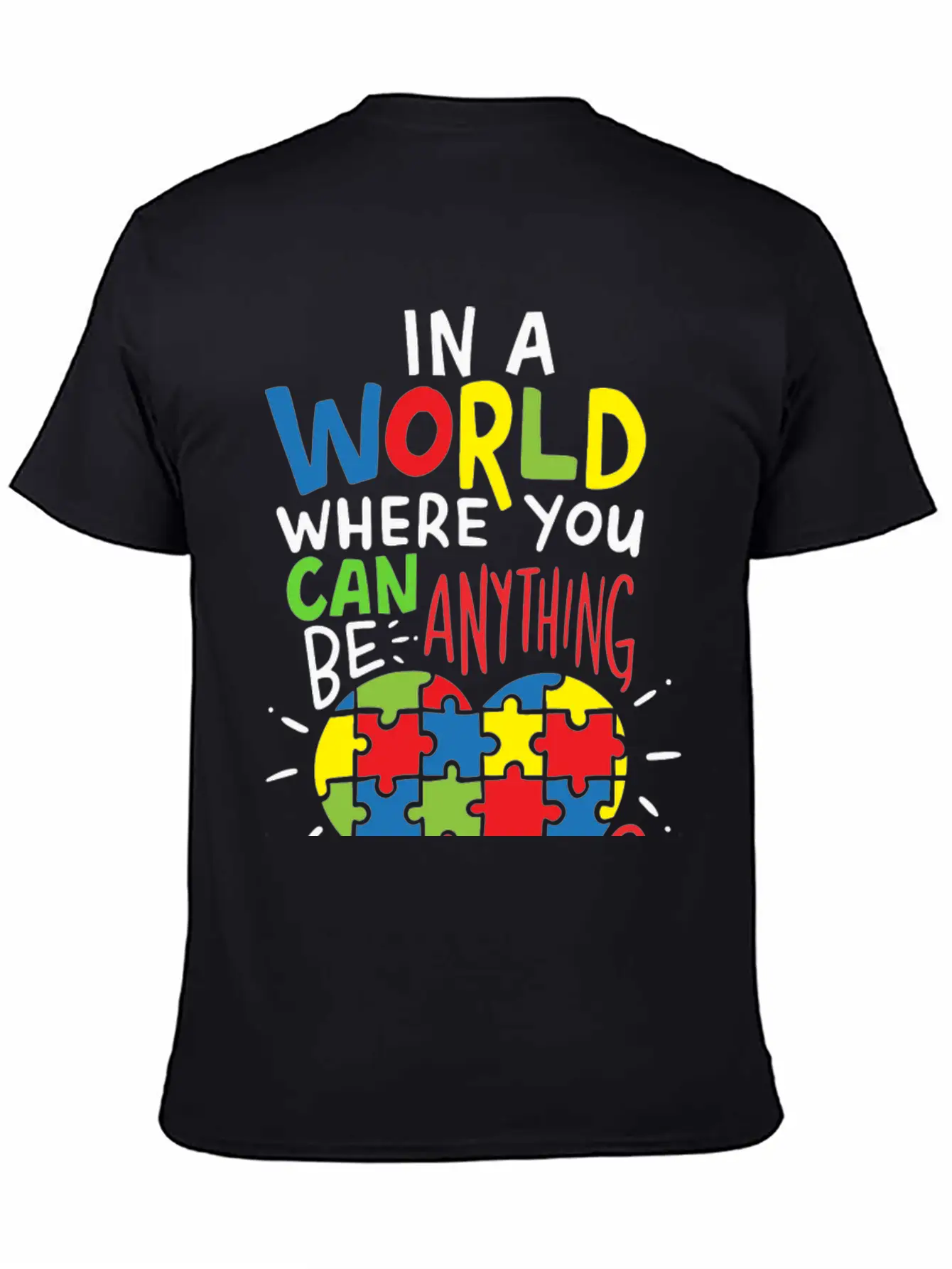 Autism Be Kind Kindness Unisex Casual T-Shirt – Clean Design For Daily Comfort