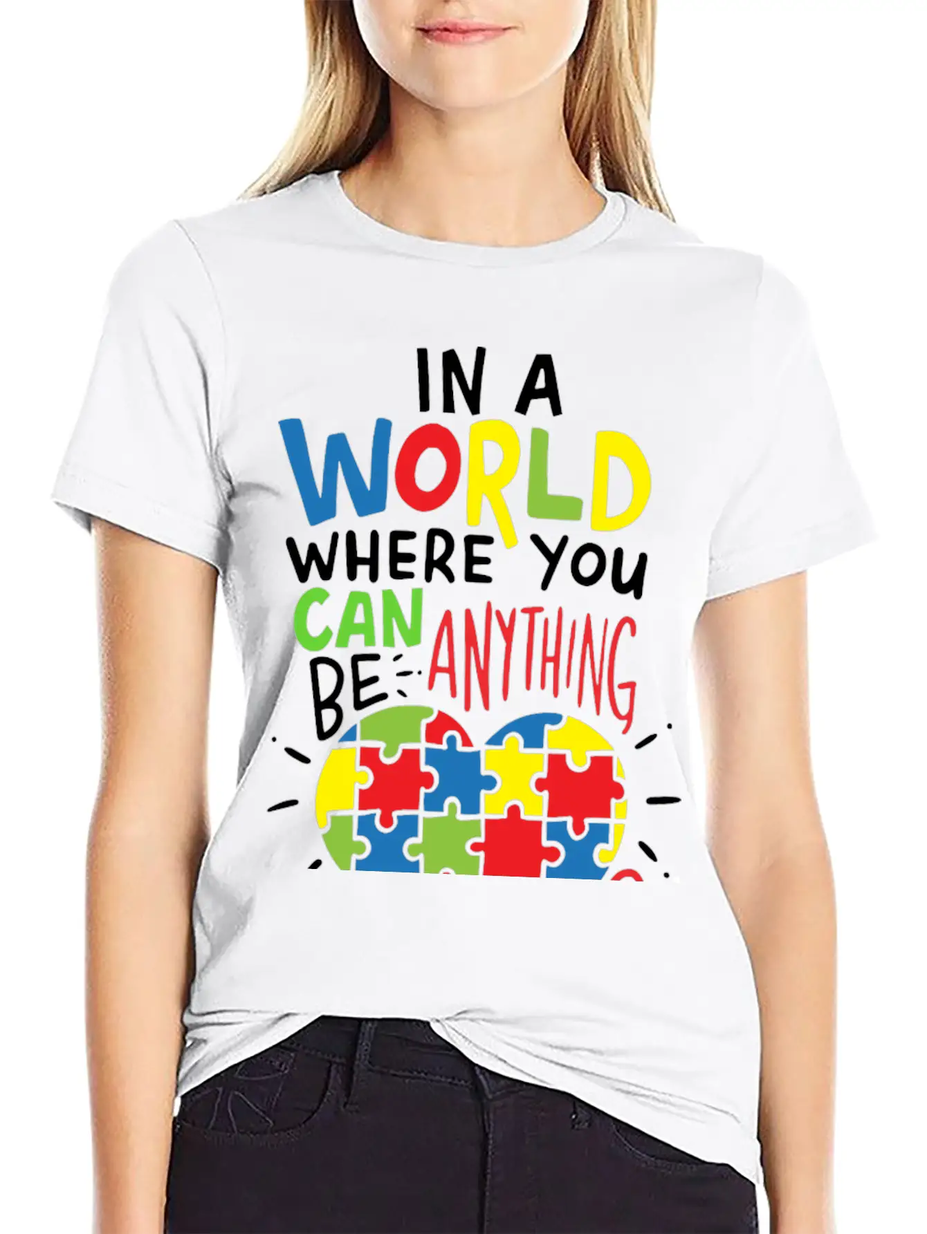 Autism Be Kind Kindness Unisex Casual T-Shirt – Clean Design For Daily Comfort