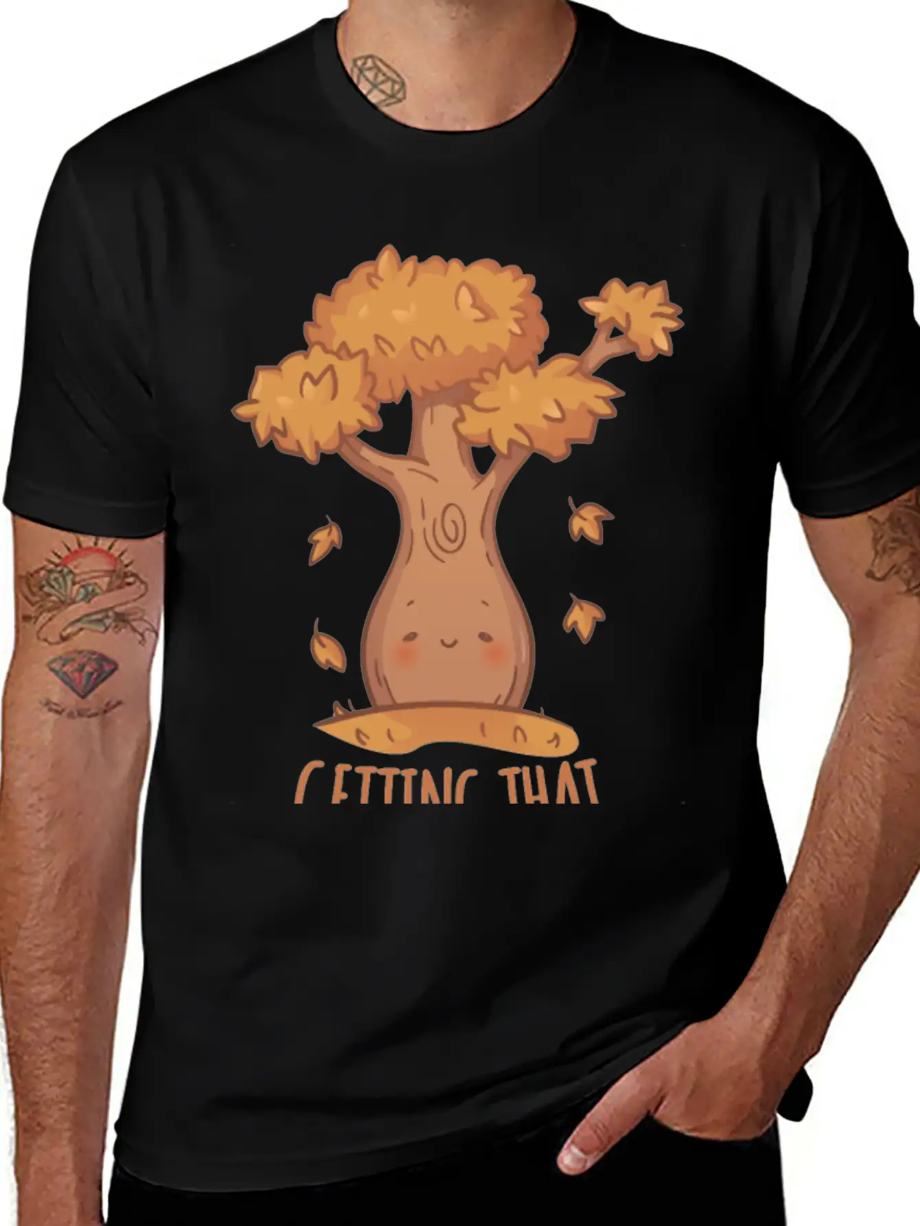 Autumn Mood Autumn Leaves Tree Unisex Casual T-Shirt – Clean Design For Daily Comfort