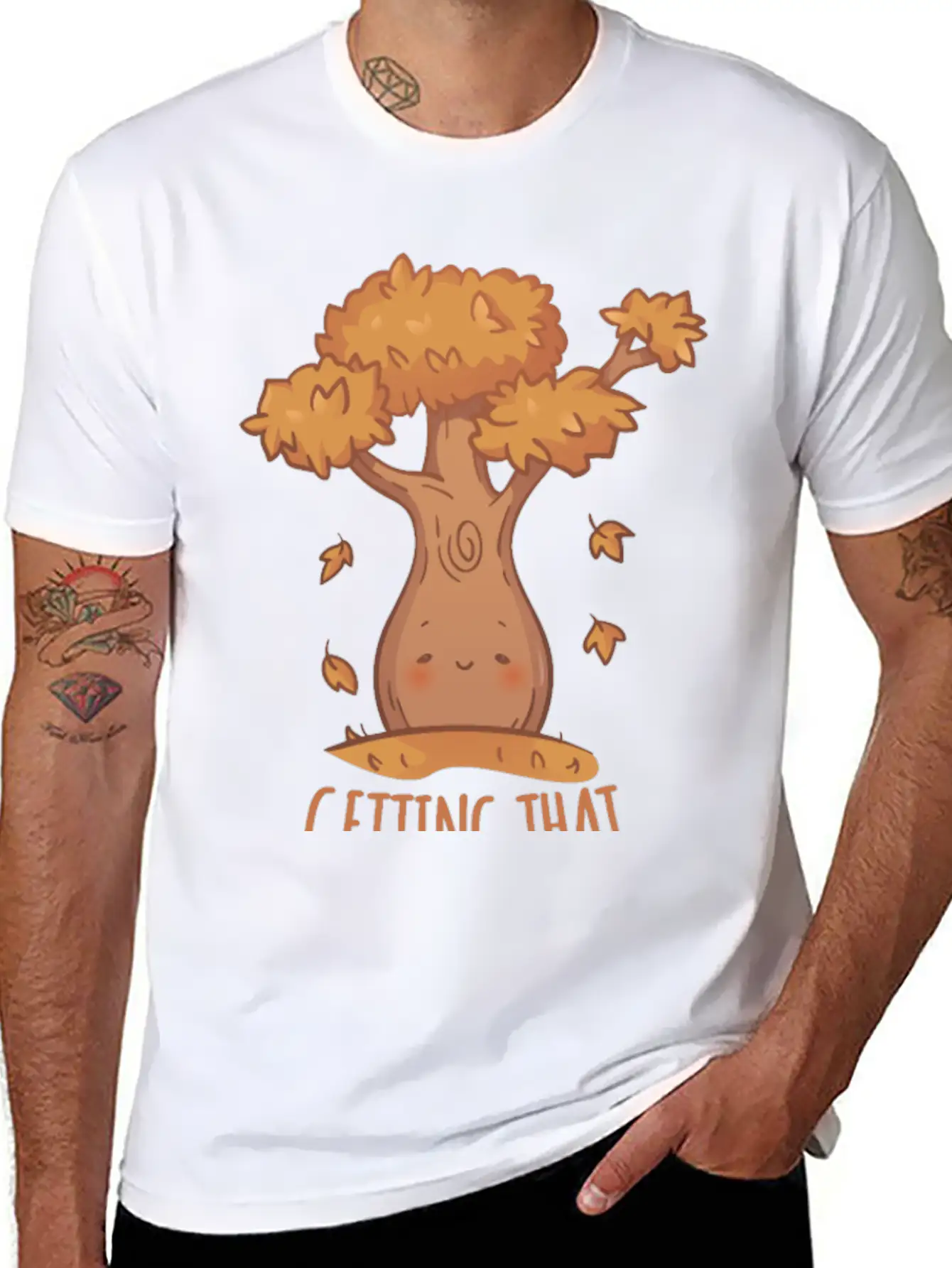 Autumn Mood Autumn Leaves Tree Unisex Casual T-Shirt – Clean Design For Daily Comfort