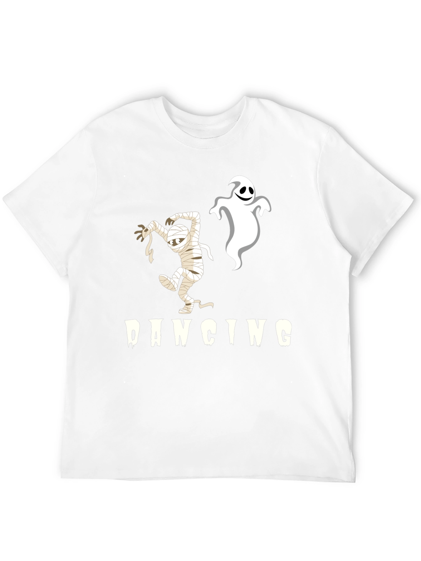 Dancing Mummy & Ghost Black T-Shirt
