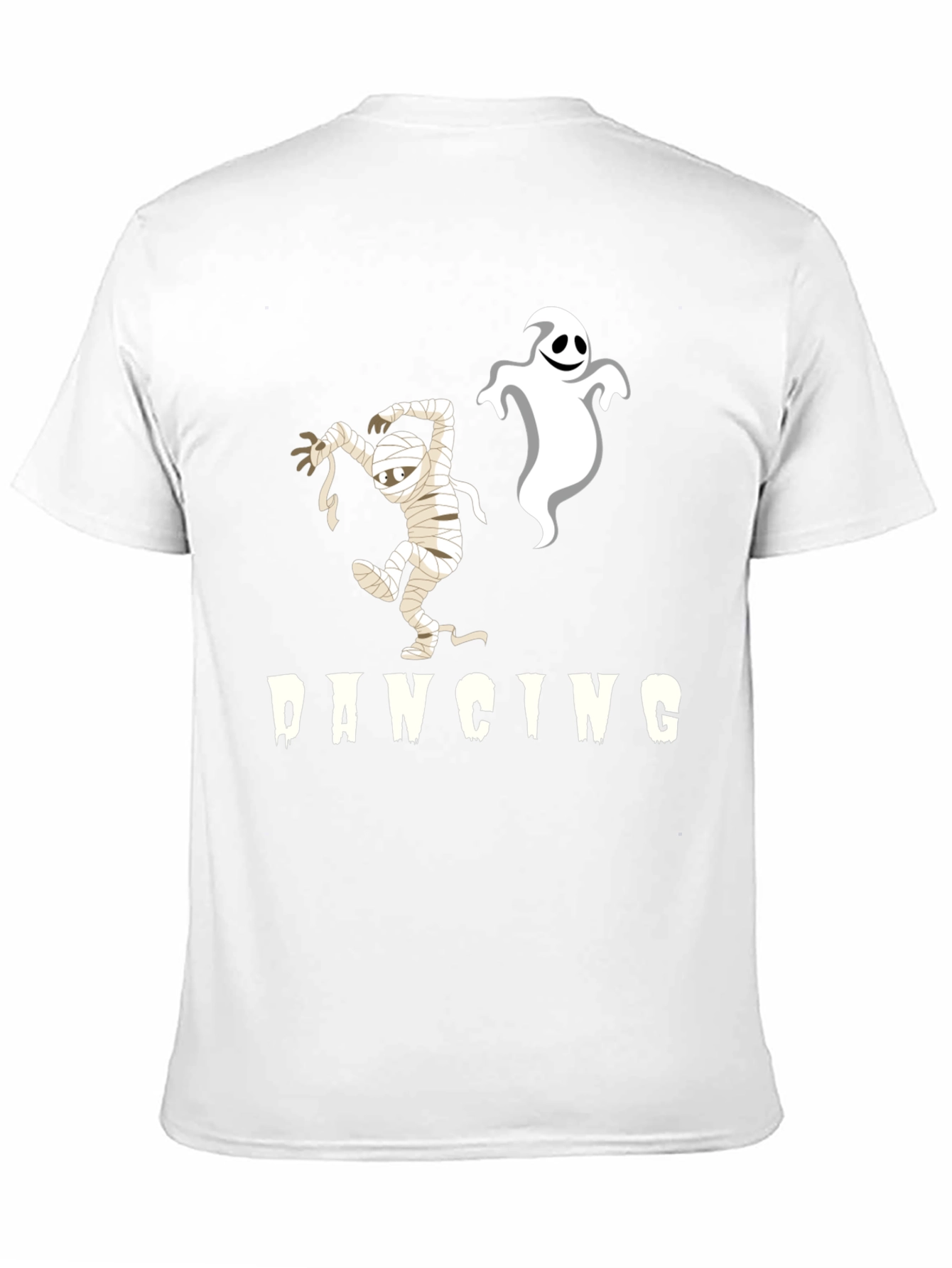 Dancing Mummy & Ghost Black T-Shirt