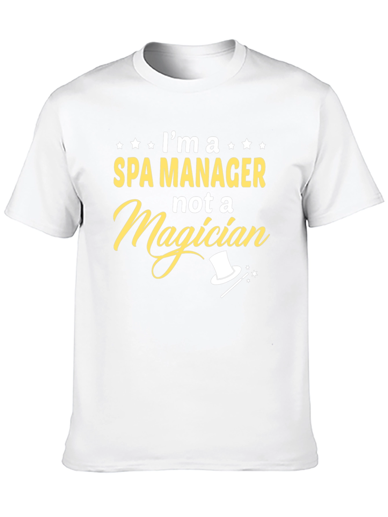 Spa Manager T-Shirt - Funny Magician Graphic Tee