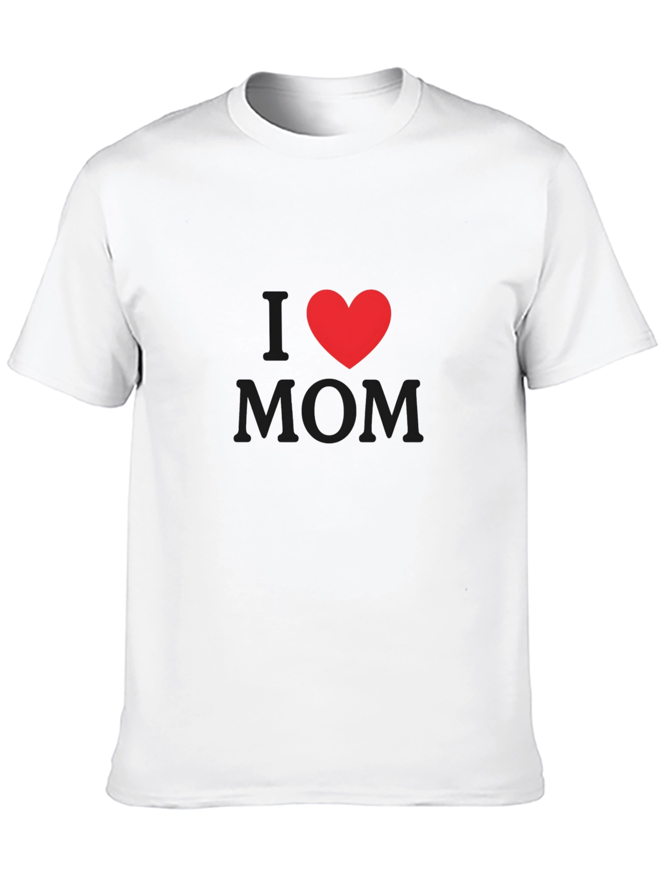 I Heart Mom Black T-Shirt