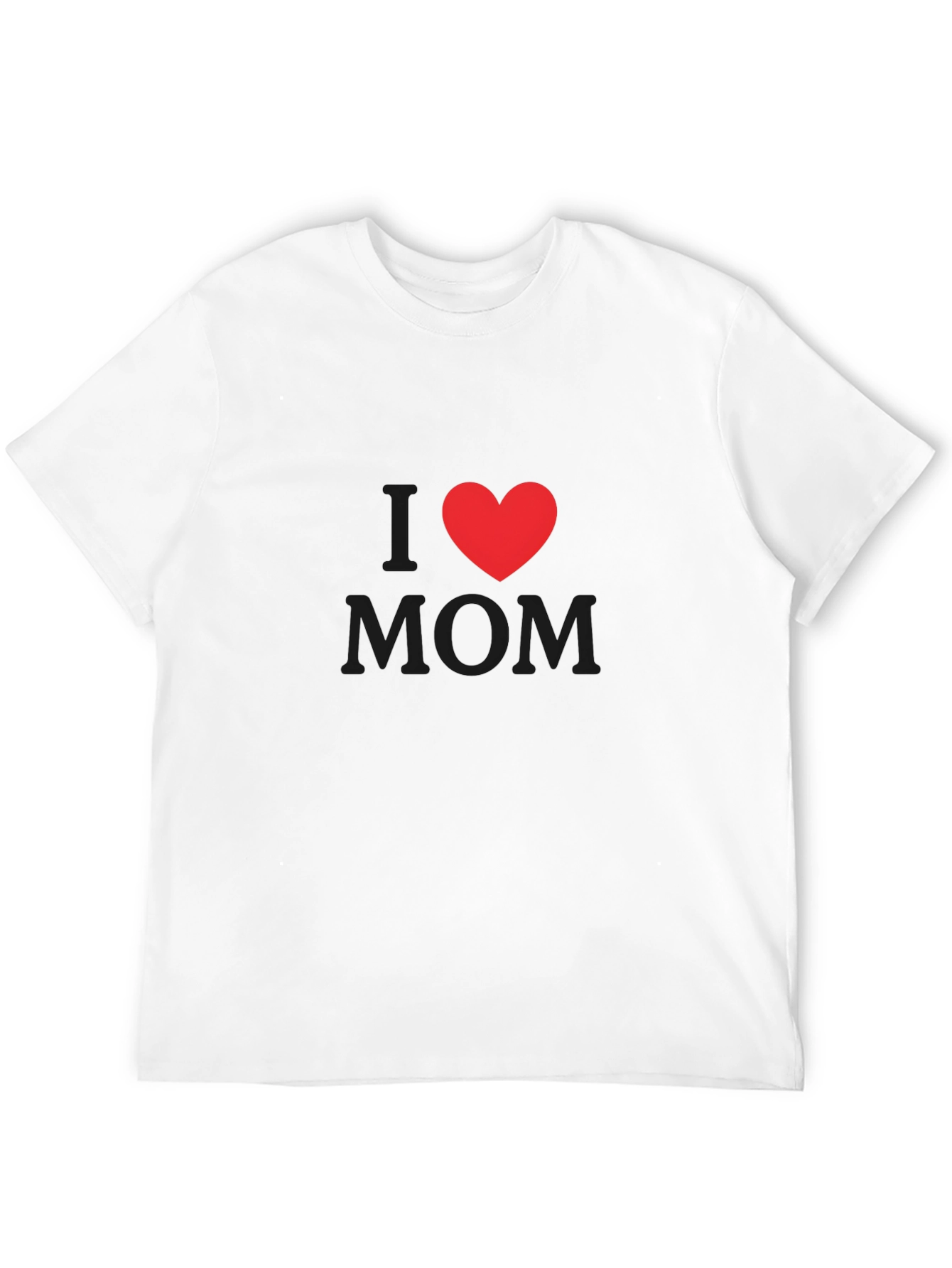 I Heart Mom Black T-Shirt