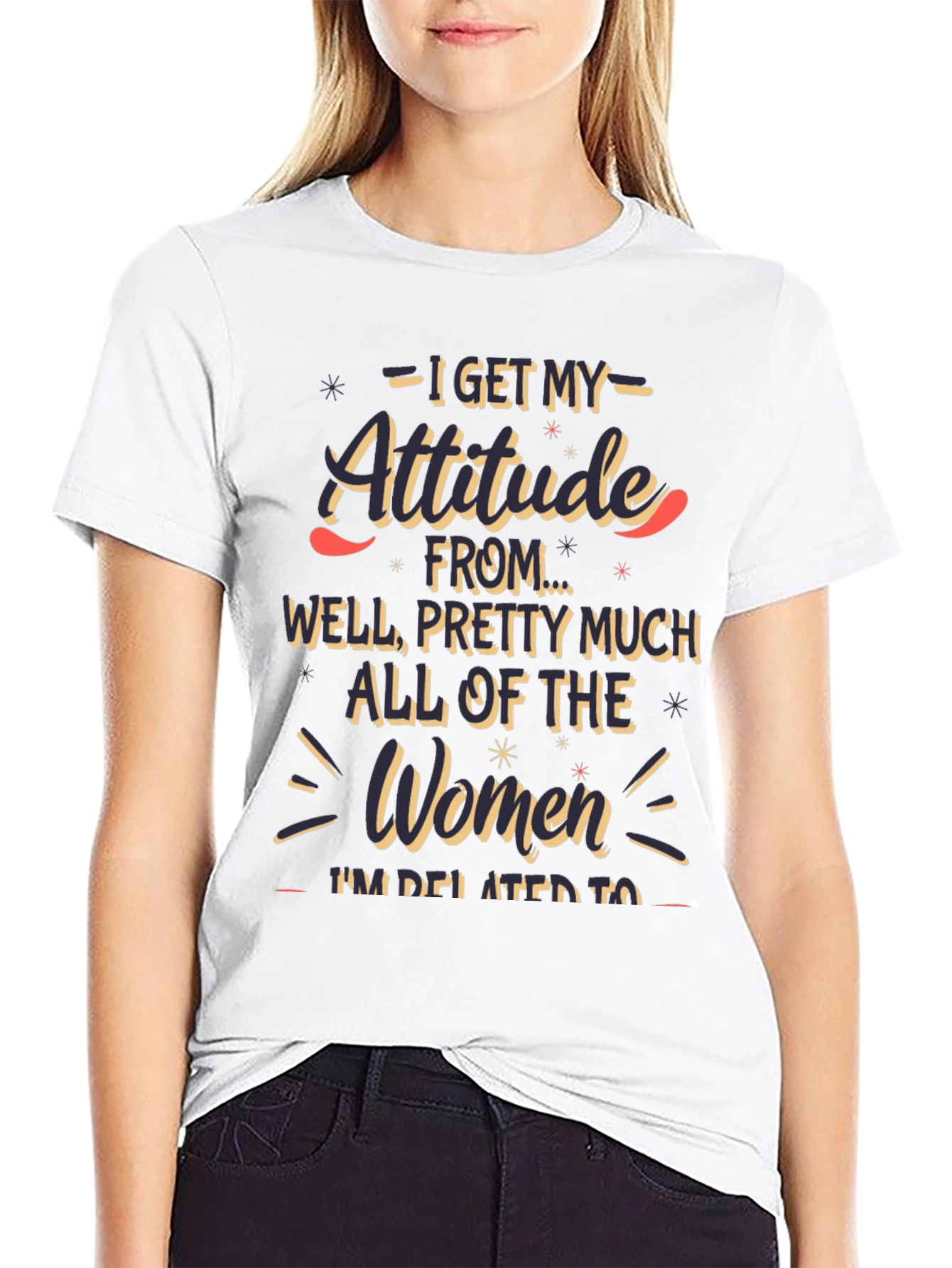 Attitude Funny Graphic T-Shirt