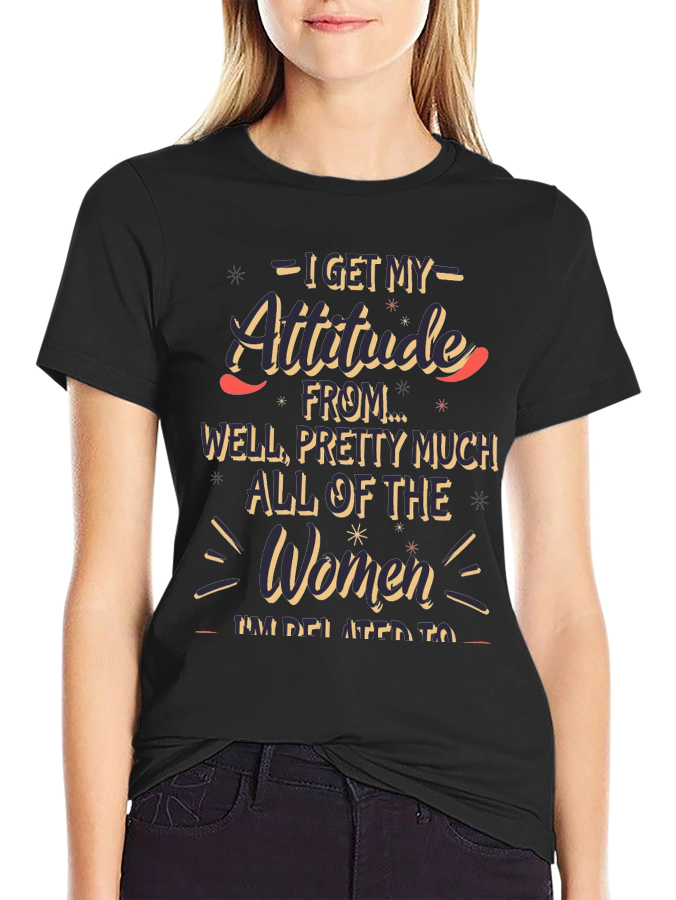 Attitude Funny Graphic T-Shirt