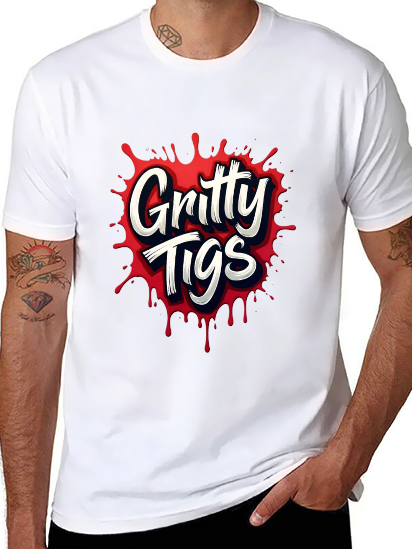 Gritty Tigs Graphic Tee - Bold Style