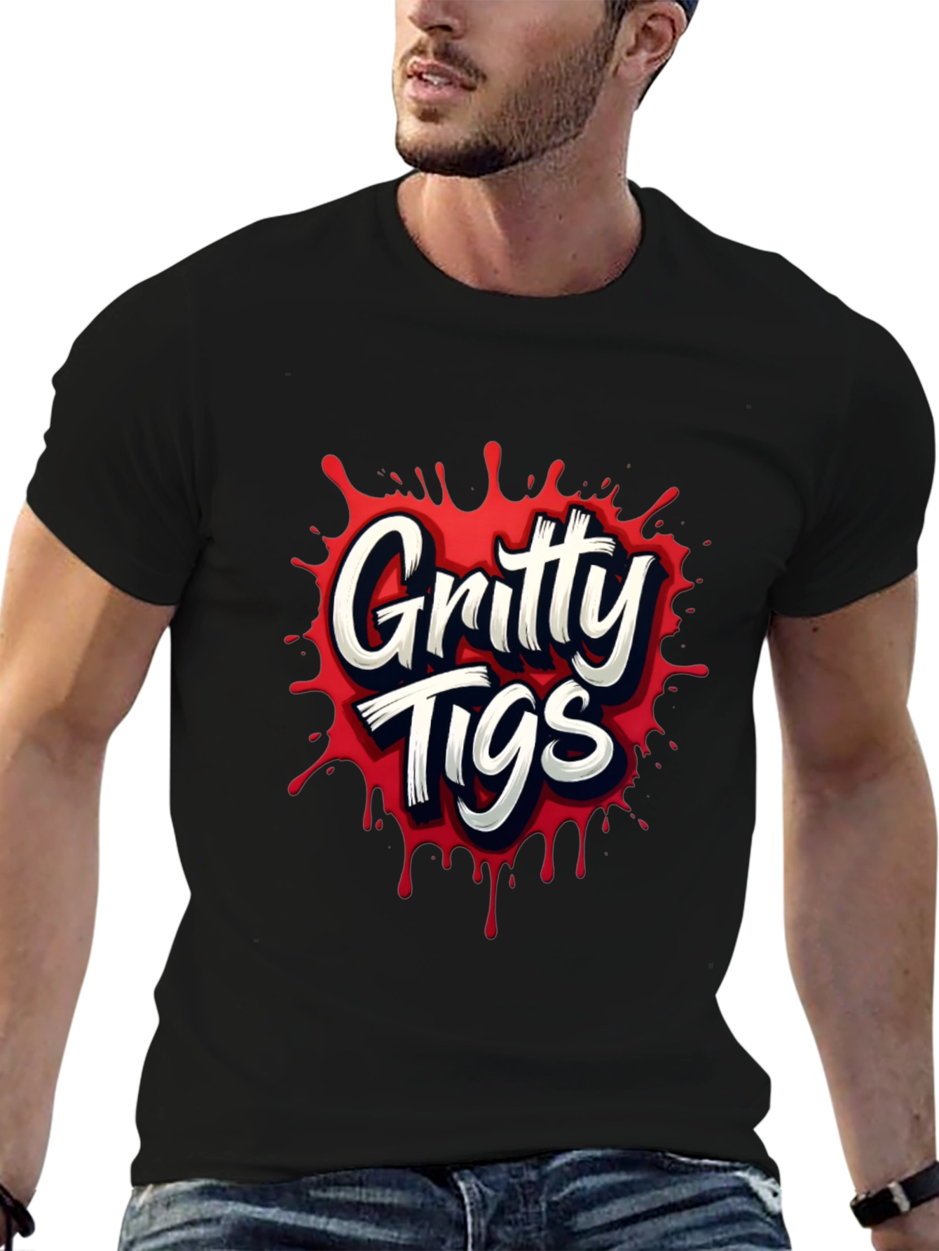 Gritty Tigs Graphic Tee - Bold Style