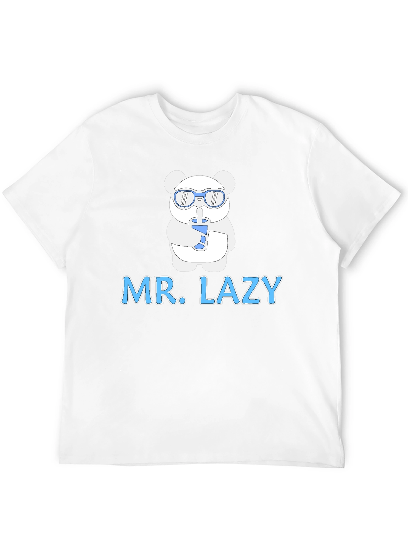 Mr. Lazy T-Shirt: Cool Panda Design