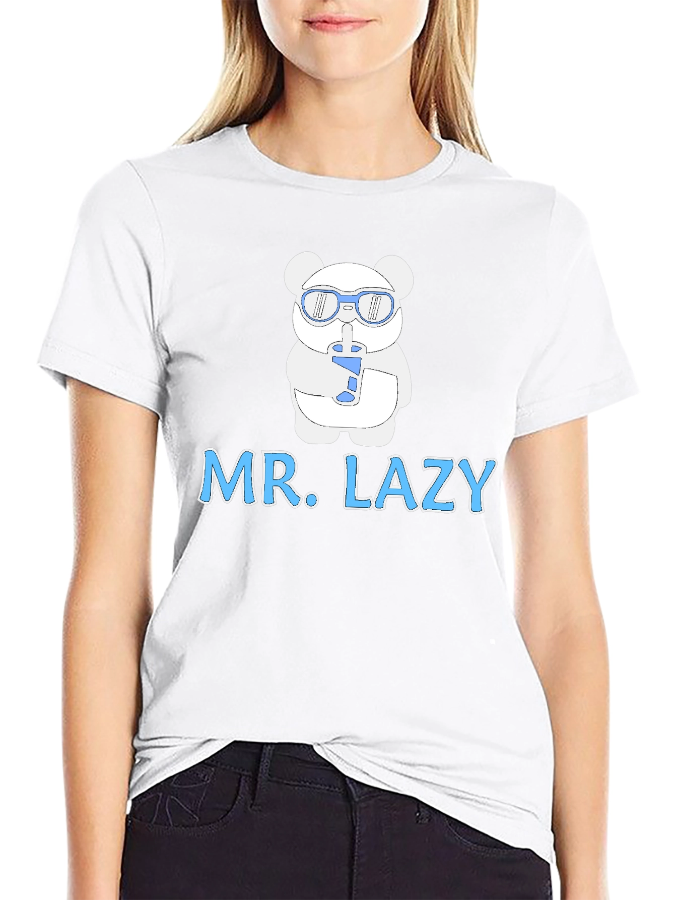 Mr. Lazy T-Shirt: Cool Panda Design