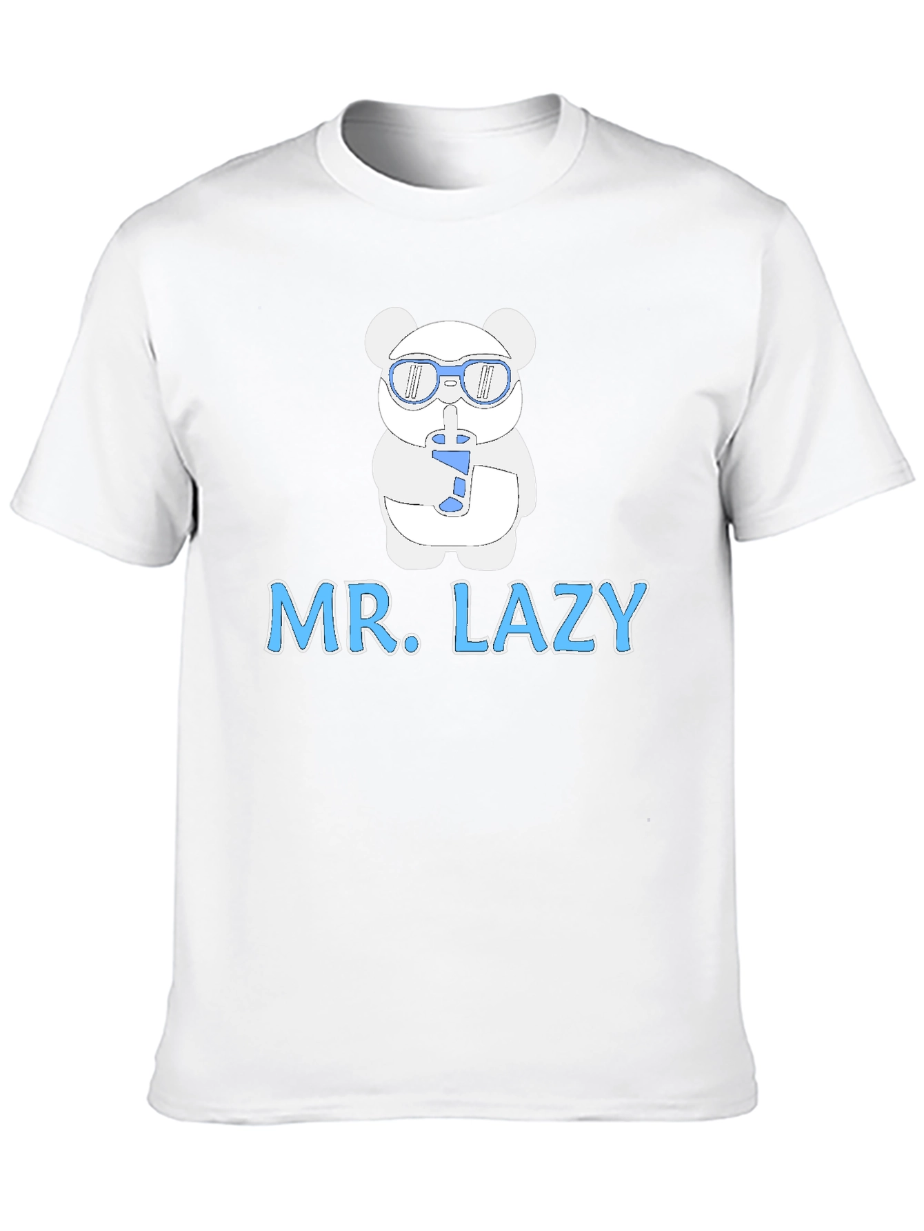 Mr. Lazy T-Shirt: Cool Panda Design