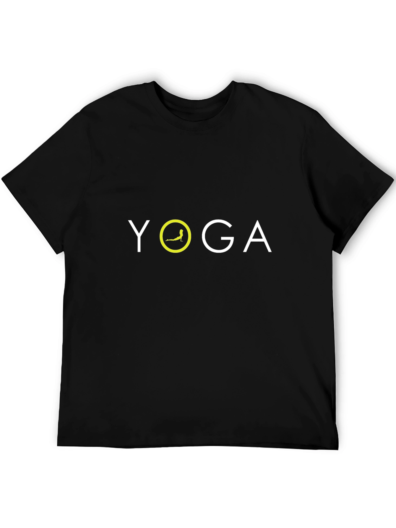 Yoga T-Shirt - Relaxed Fit - Black