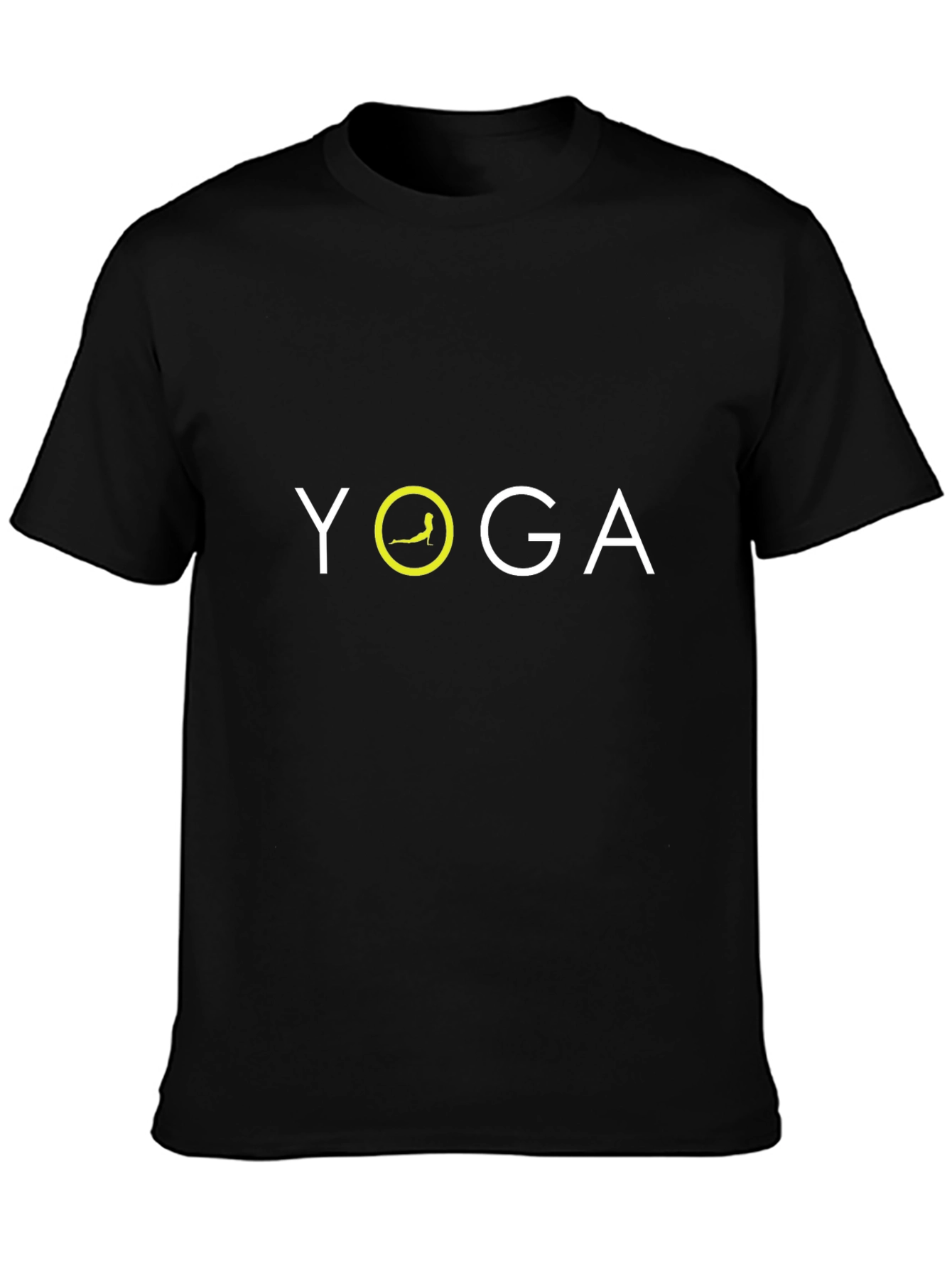 Yoga T-Shirt - Relaxed Fit - Black