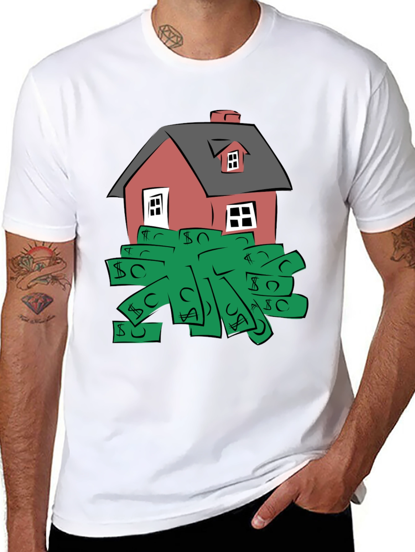 House Money Graphic Tee - Black