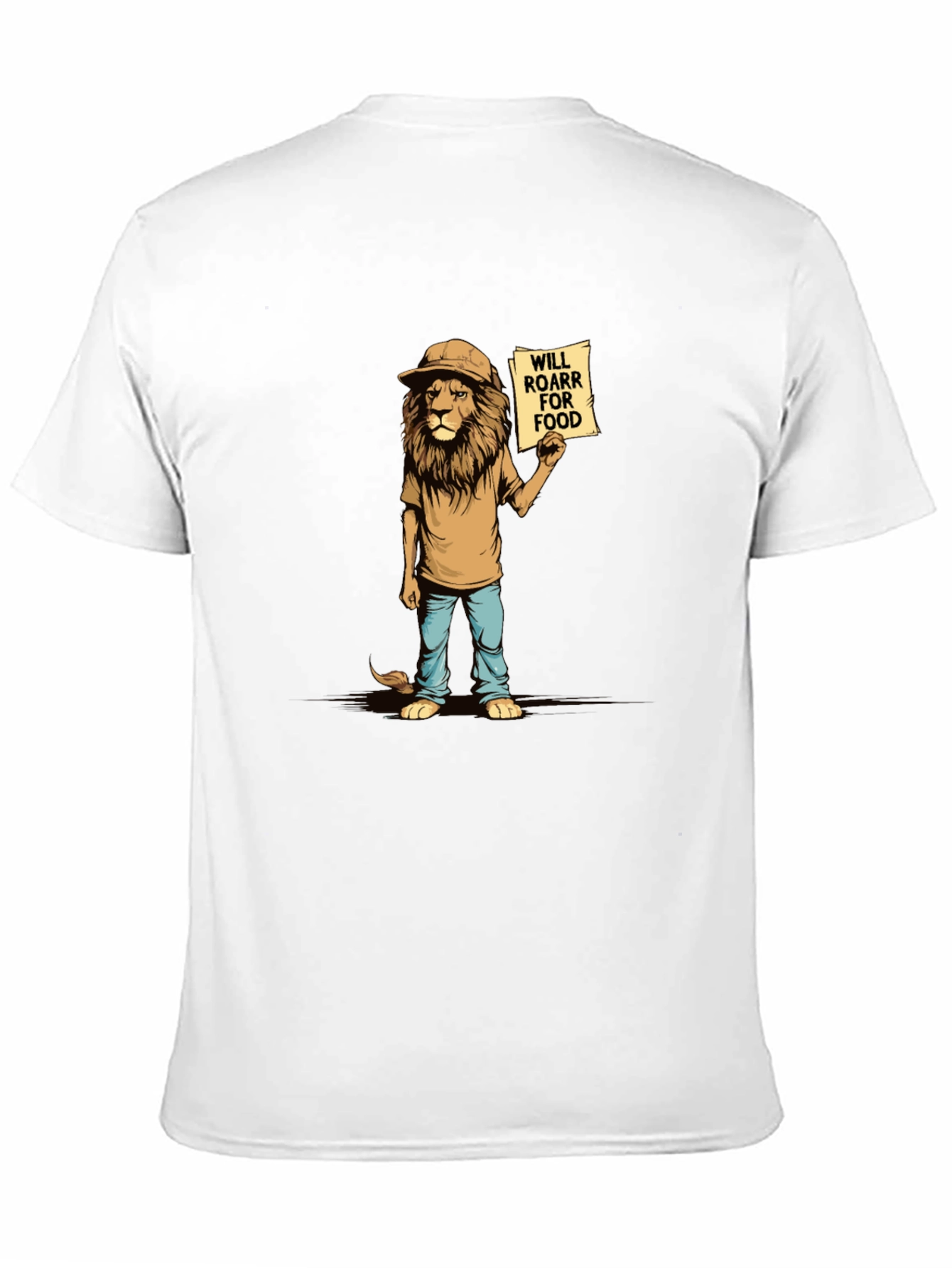 Funny Lion Will Roar For Food T-Shirt