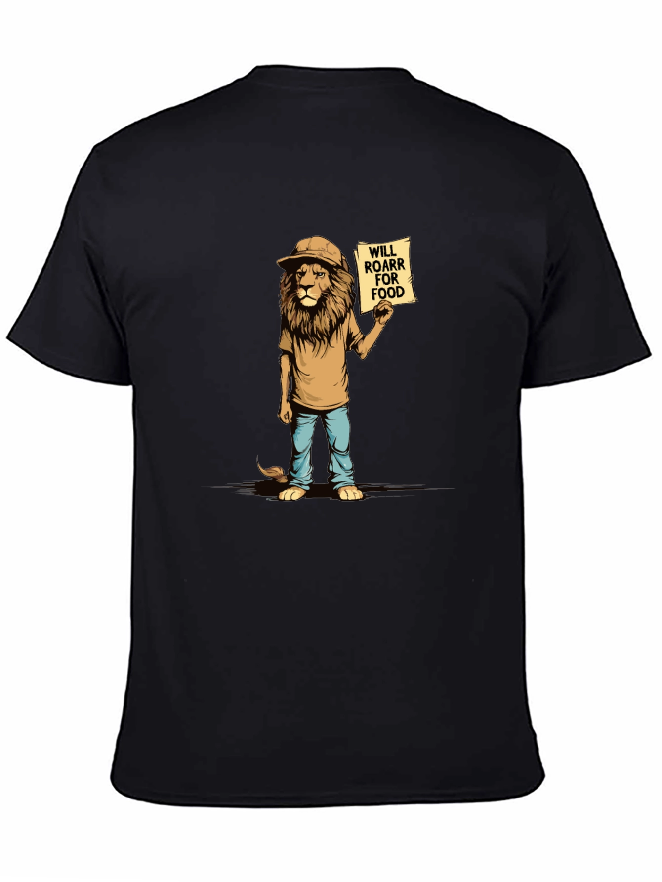 Funny Lion Will Roar For Food T-Shirt
