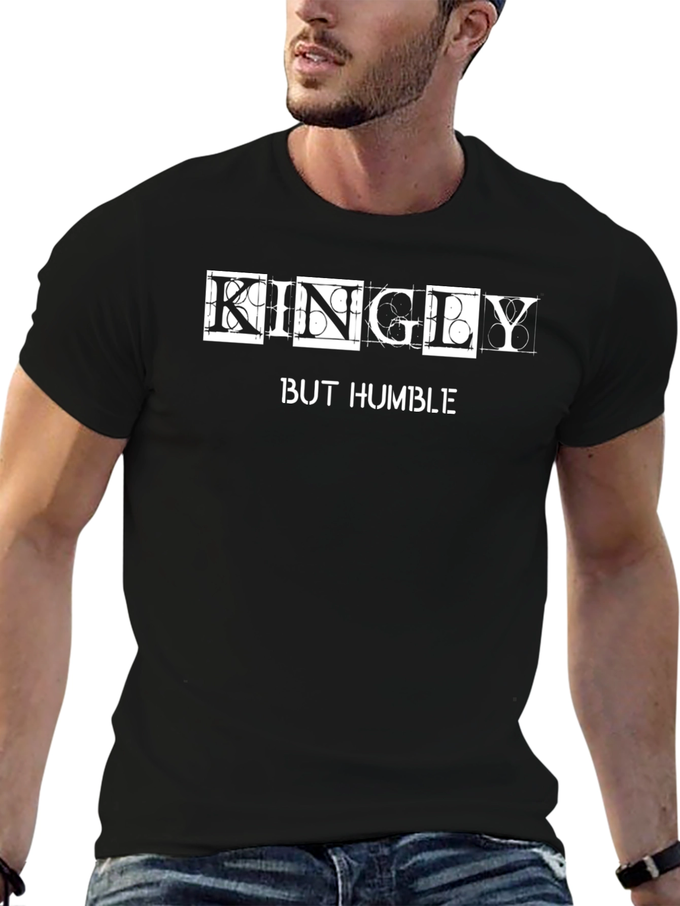 Kingly But Humble Black T-Shirt