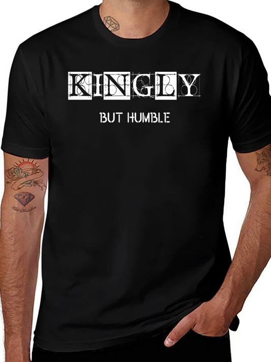 Kingly But Humble Black T-Shirt