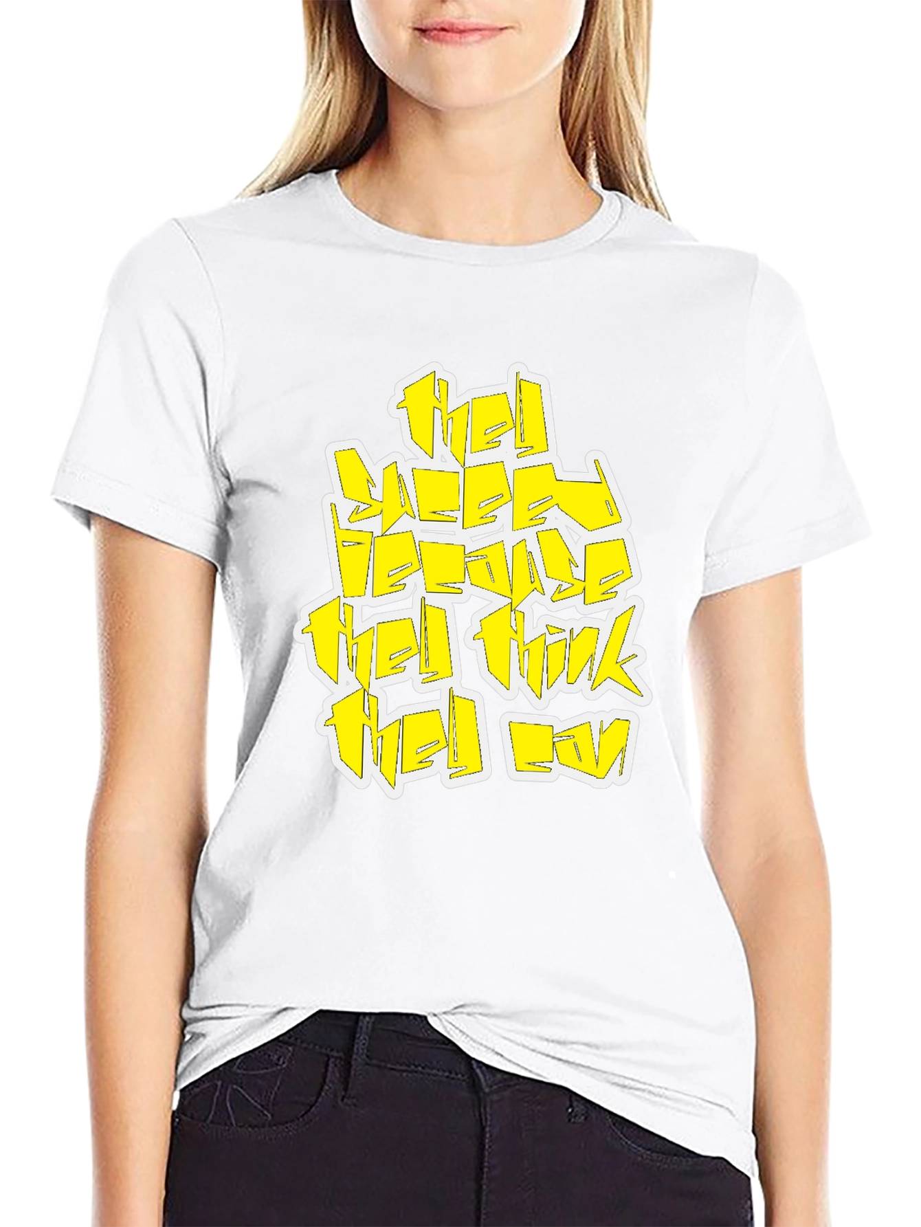 Thel Sleeper T-Shirt Black Cotton Graphic Tee