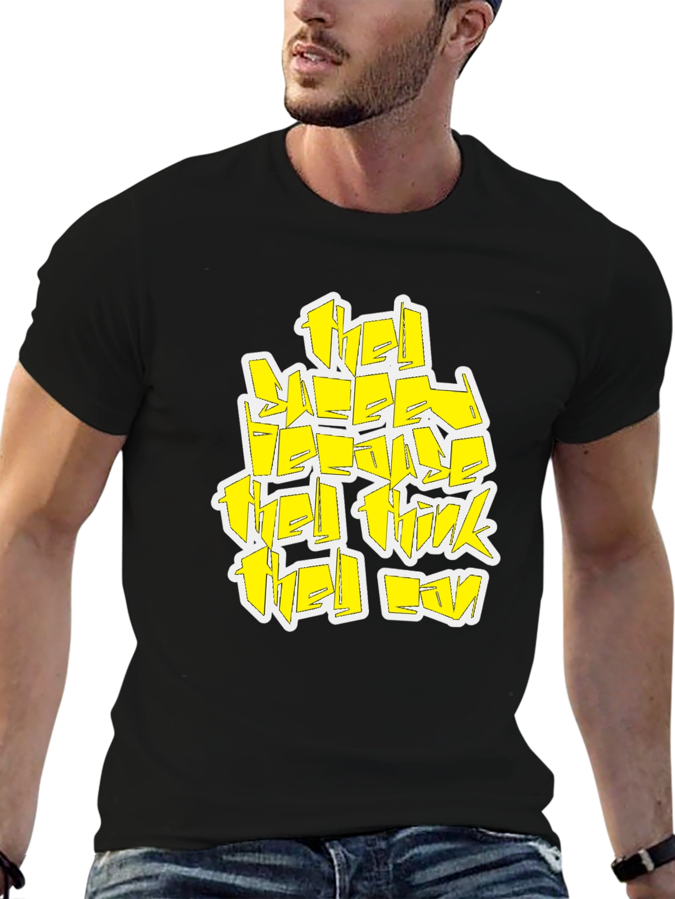 Thel Sleeper T-Shirt Black Cotton Graphic Tee