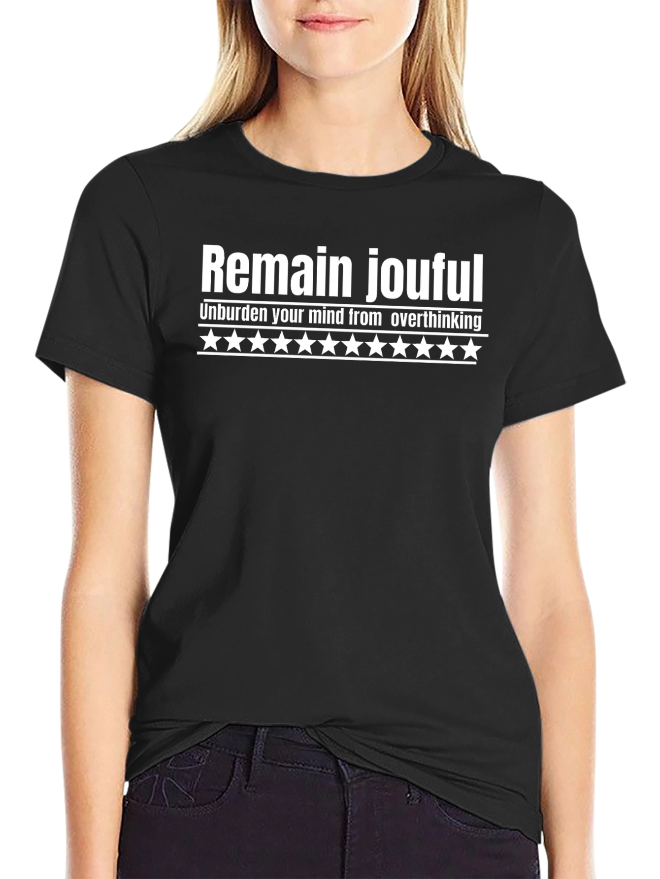 Remain Jouful Graphic Tee - Overthinking Comfort