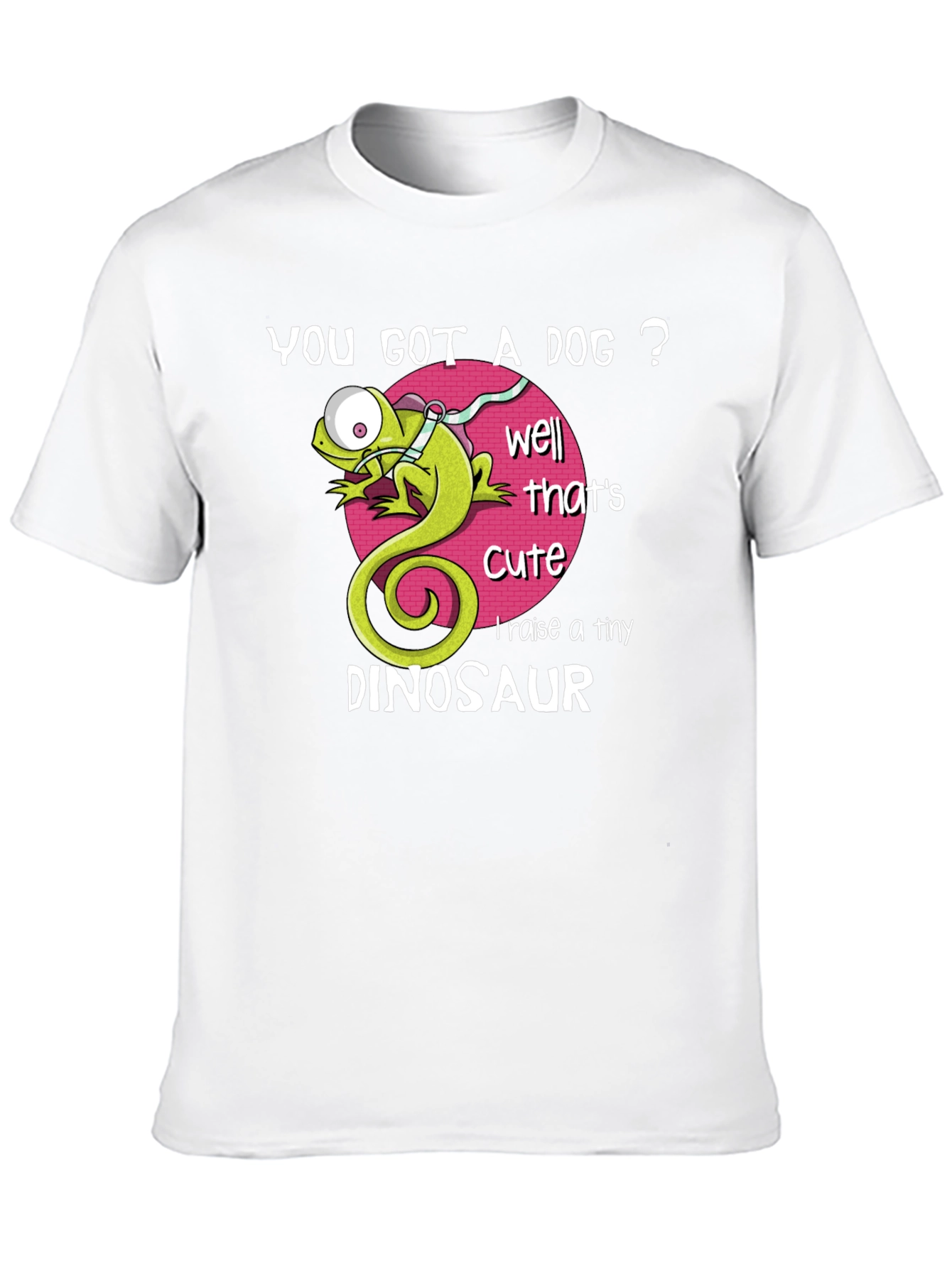 Funny Tiny Dinosaur Graphic T-Shirt