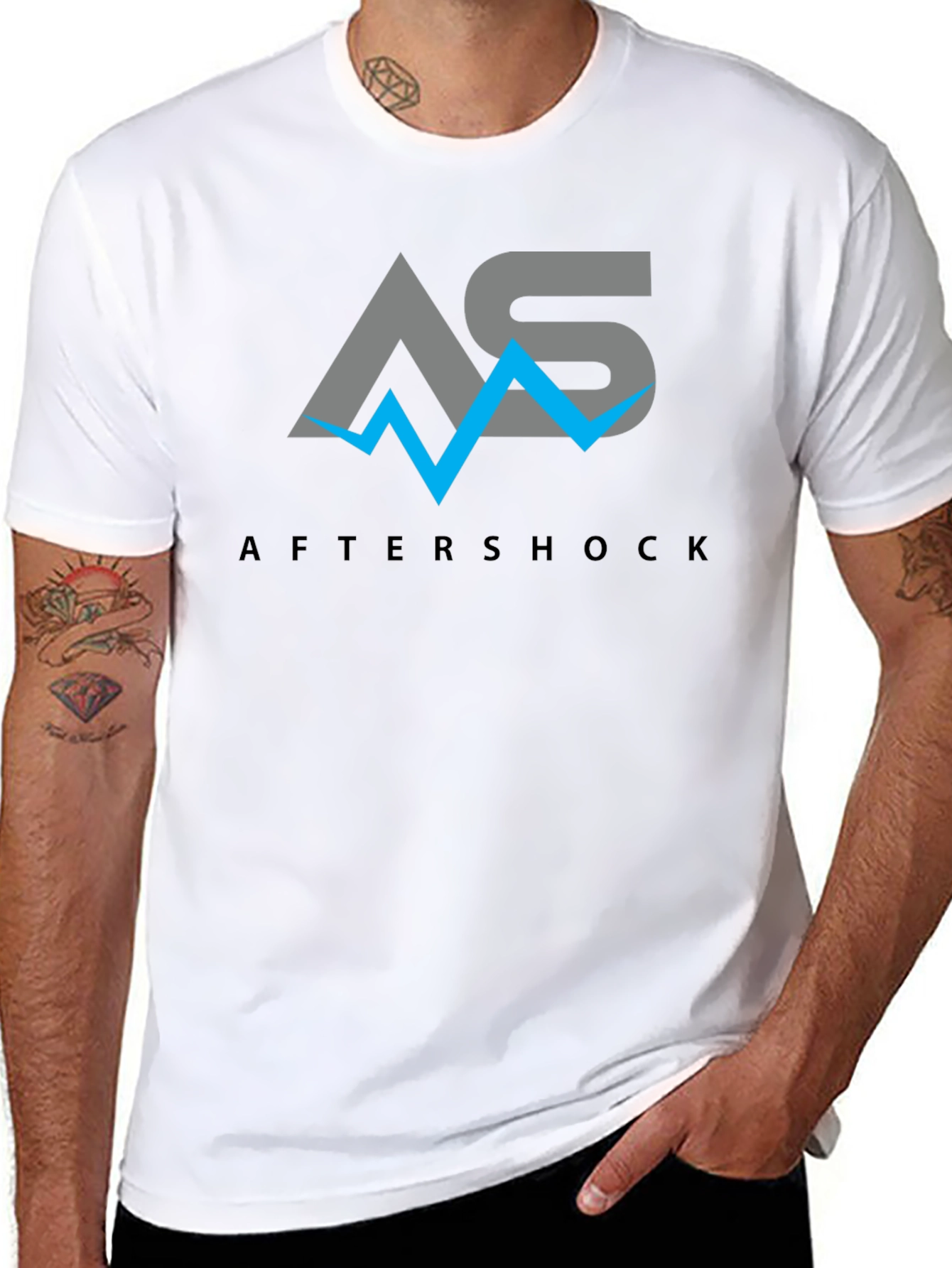 Aftershock Logo Graphic Black Tee
