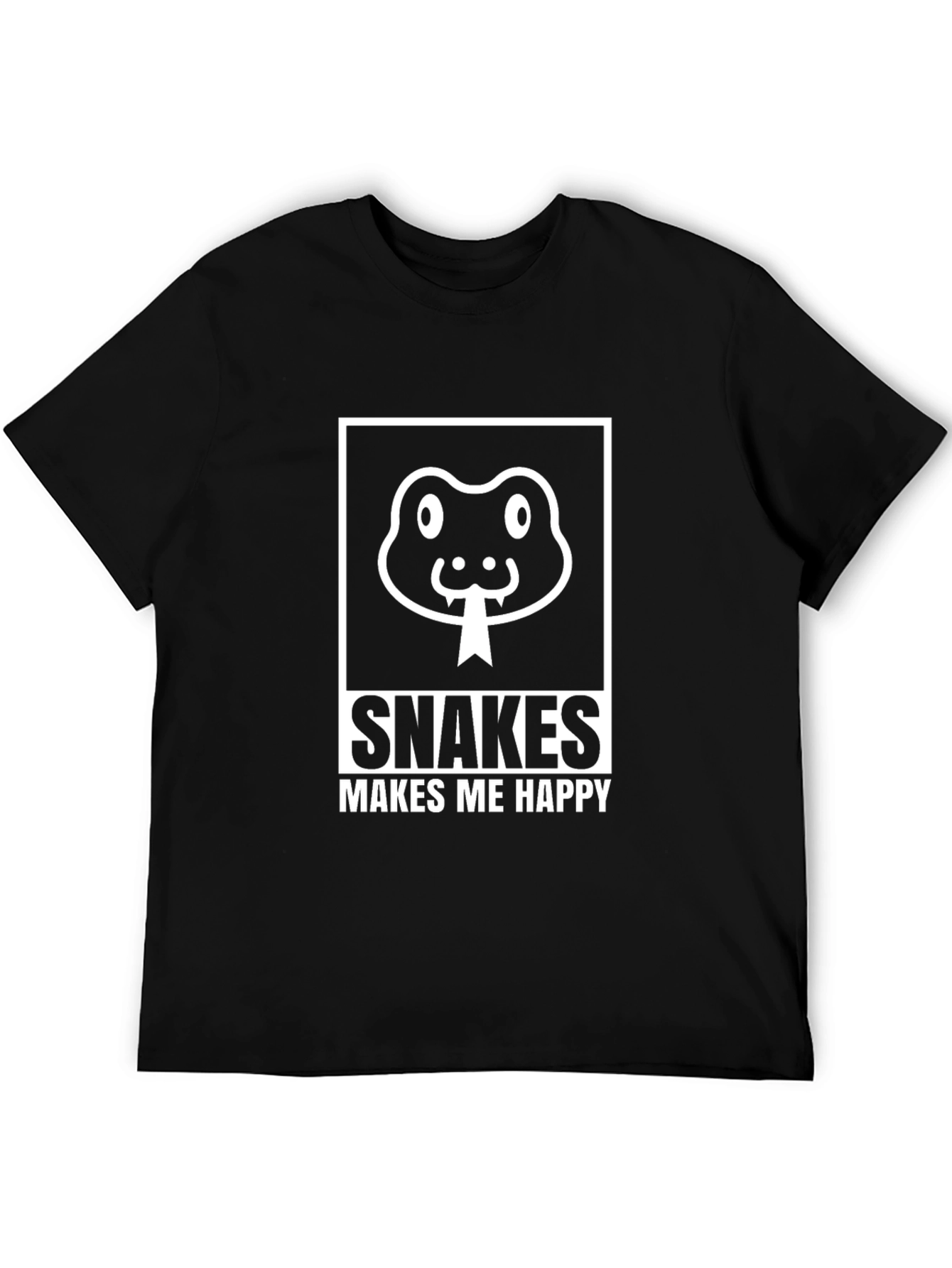 Snakes Make Me Happy T-Shirt