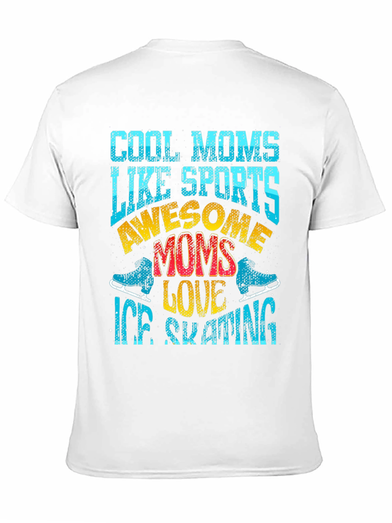 Cool Moms Ice Skating Graphic Tee