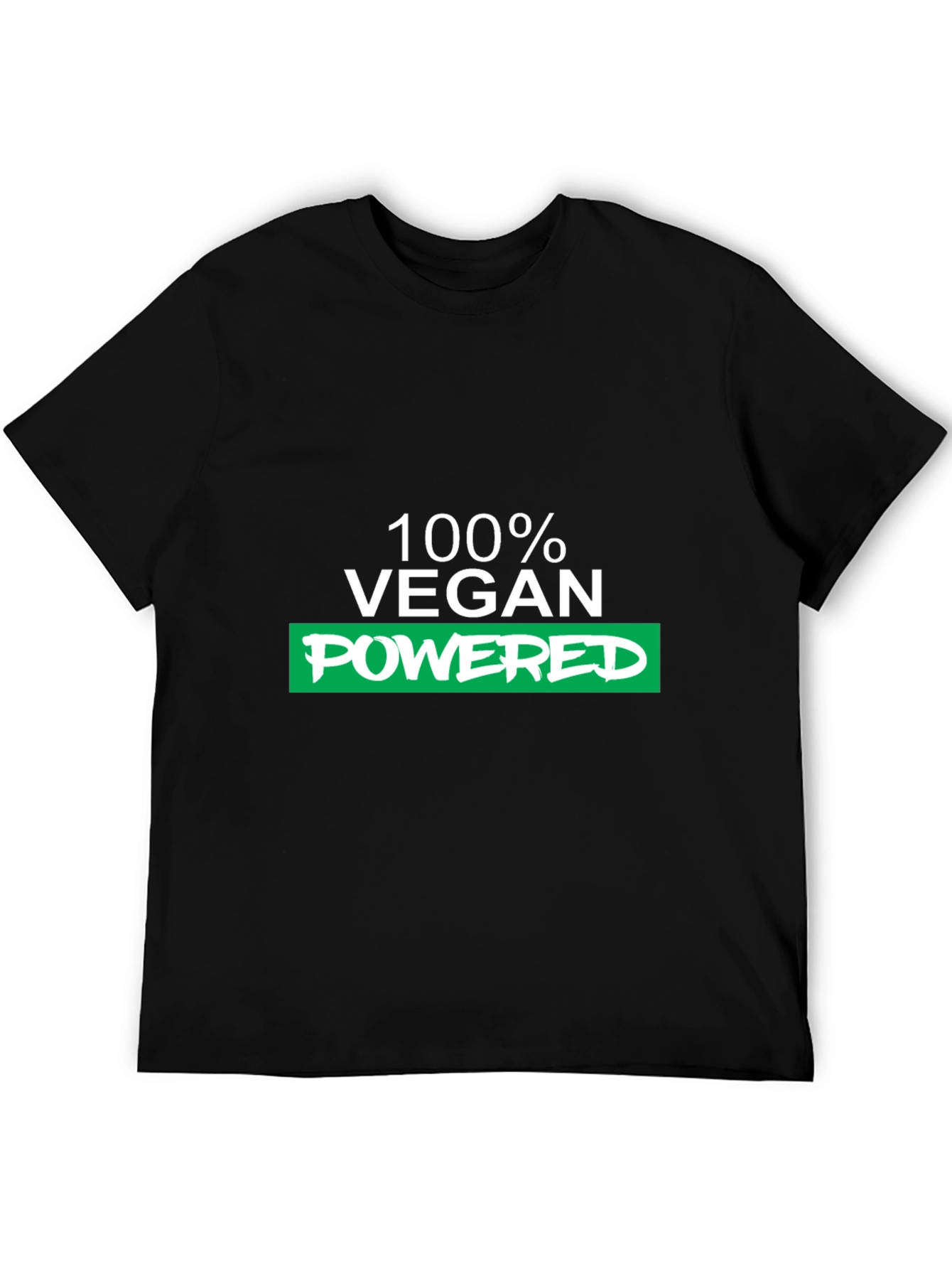 Vegan Powered Graphic Tee - Black
